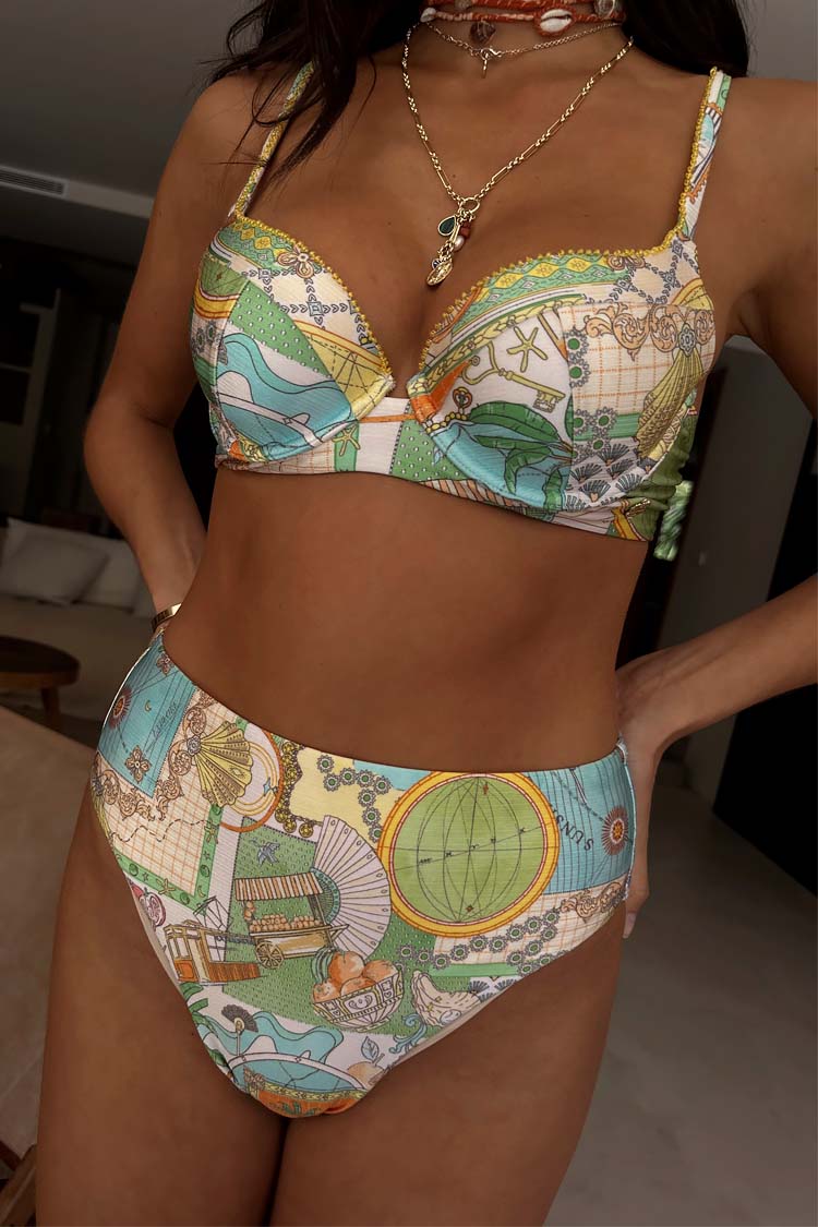 Isla High Waist Bikini Bottom、mySite、solidvoid