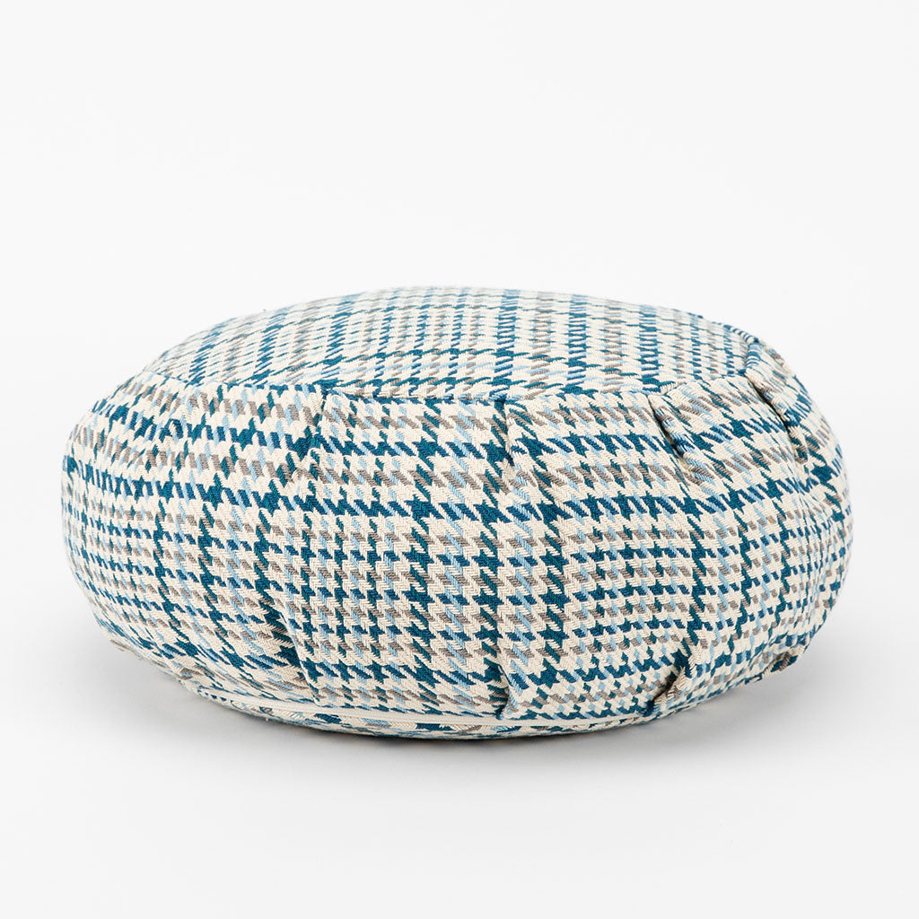 Houndstooth Plaid Buckwheat Hull Zafu、mySite、topwebapps