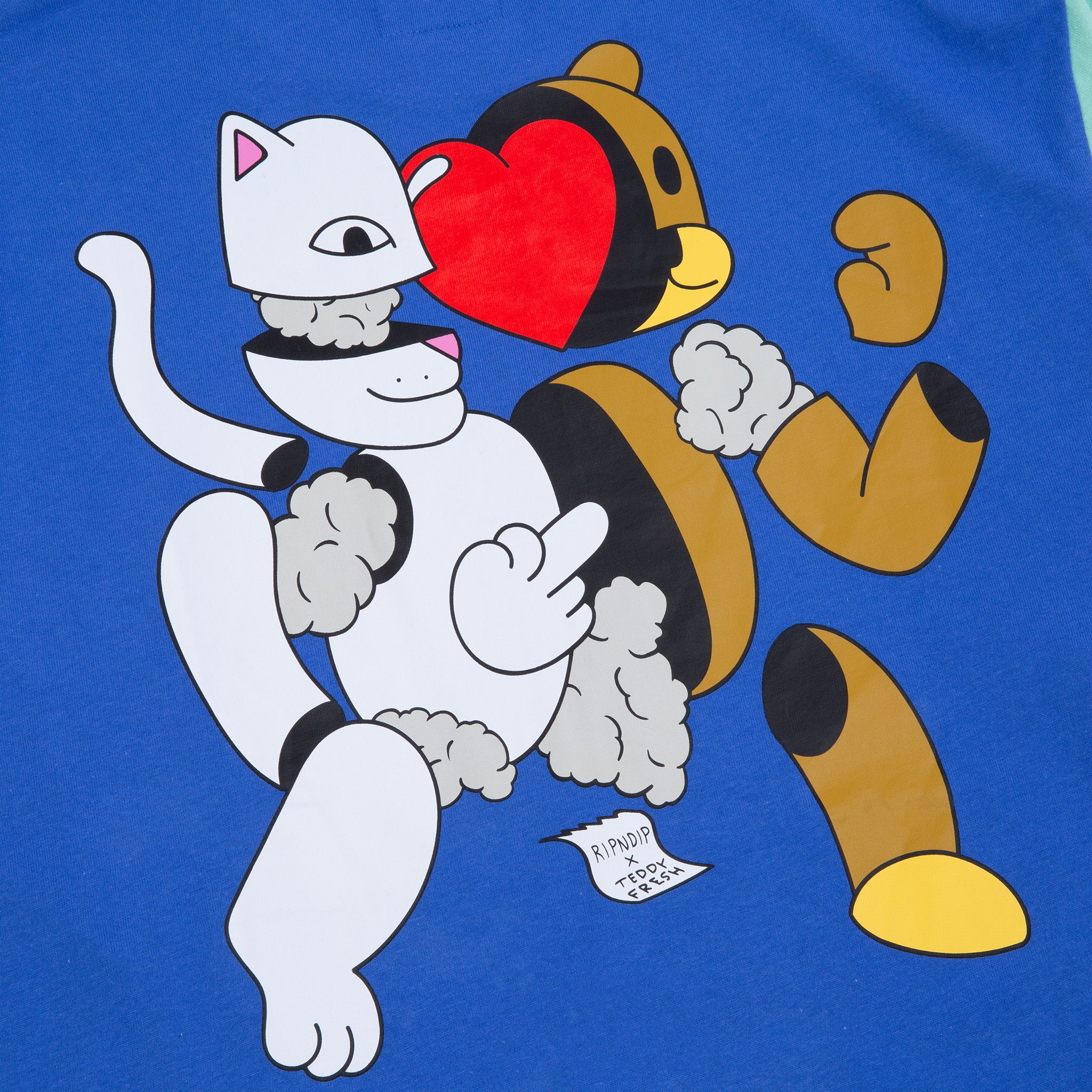  Ripndip Teddy Fresh 2.0 Color Block L/S (Multi)、mySite、merchandisen