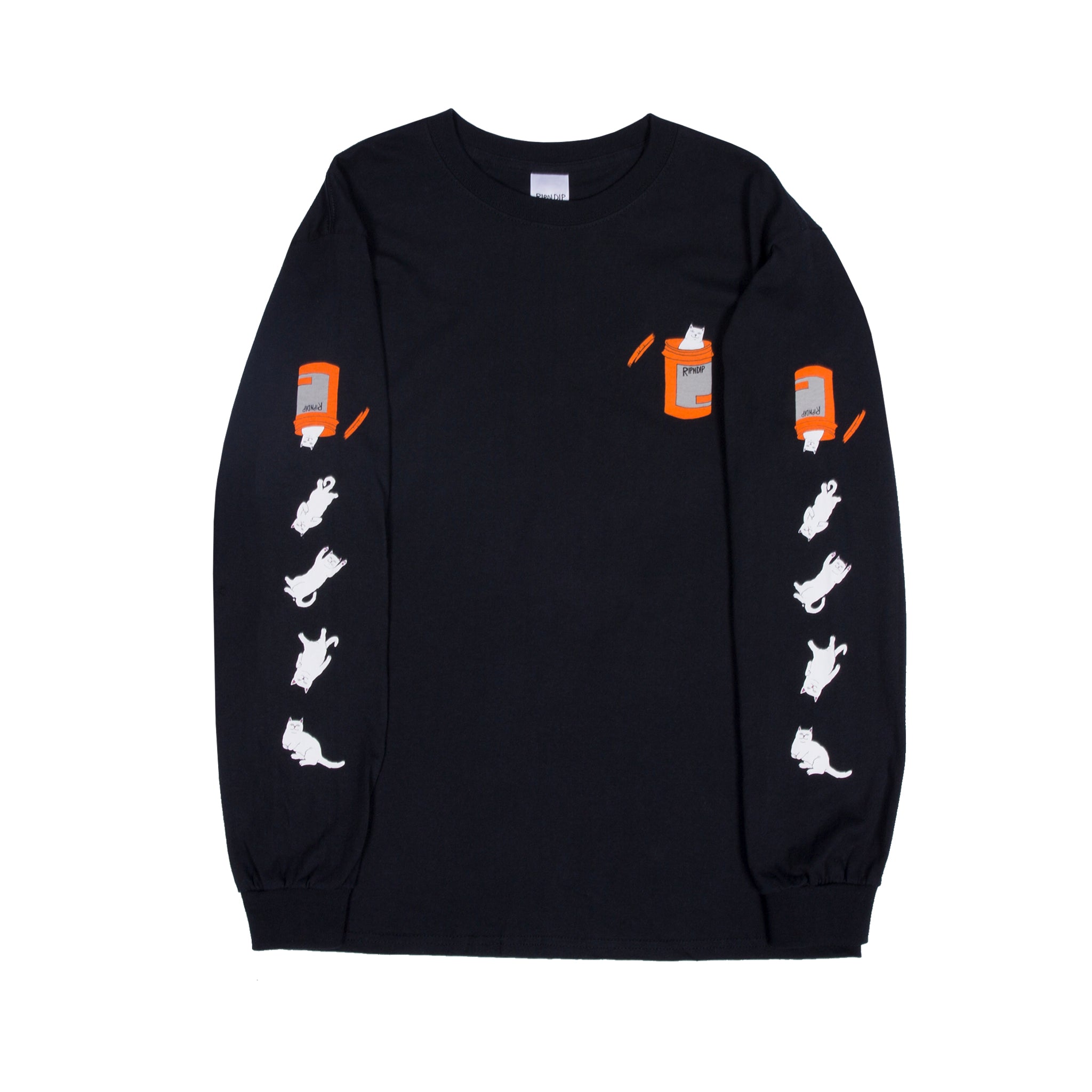  Nermal Pills L/S (Black)、mySite、merchandisen