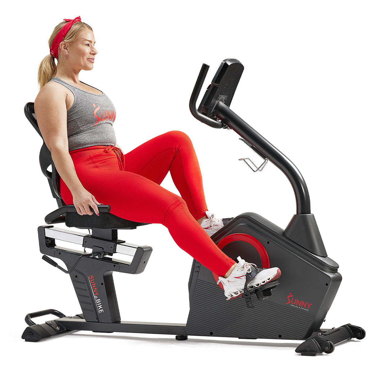  Smart Programmable 16 Levels Electro-Magnetic Resistance Recumbent Exercise Bike、mySite、ghnorth