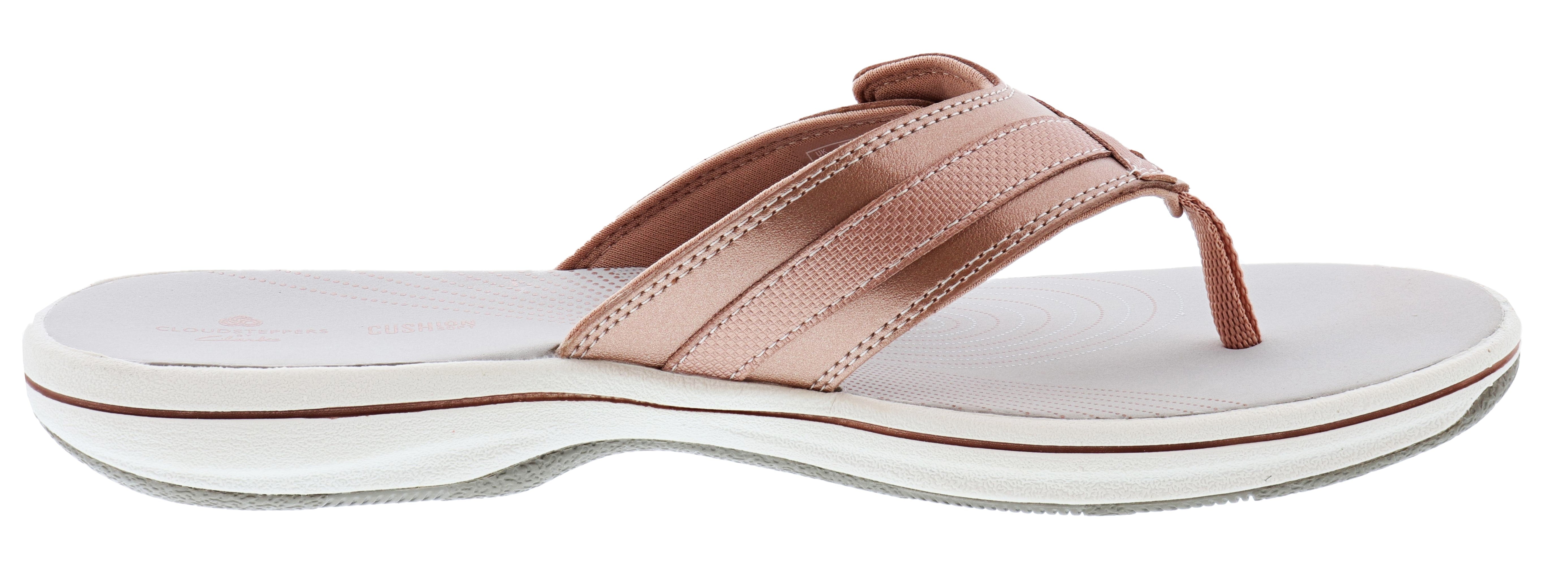 Clarks Women Sandals Lightweight Flip Flops Breeze Sea、mySite、dreamappss