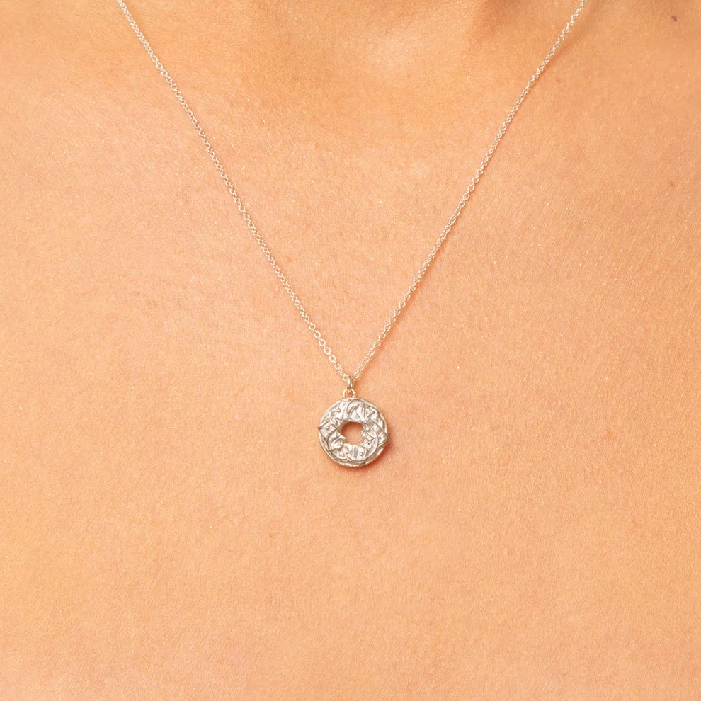 Bagel and Lox Charm Necklace - Sterling Silver、mySite、topwebapps