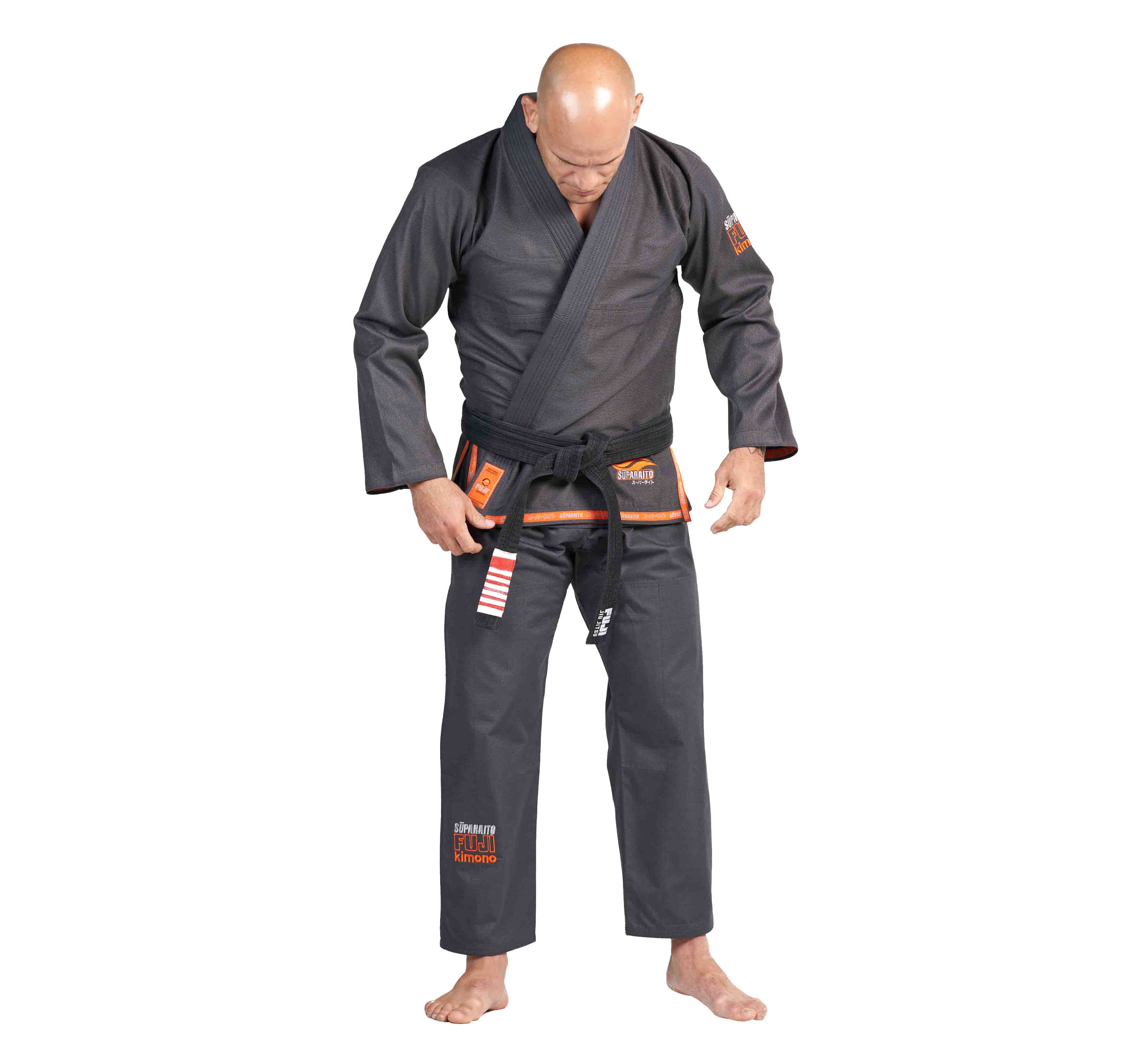 Suparaito BJJ Gi Dark Grey/Orange、mySite、gigharbornorthrealestate