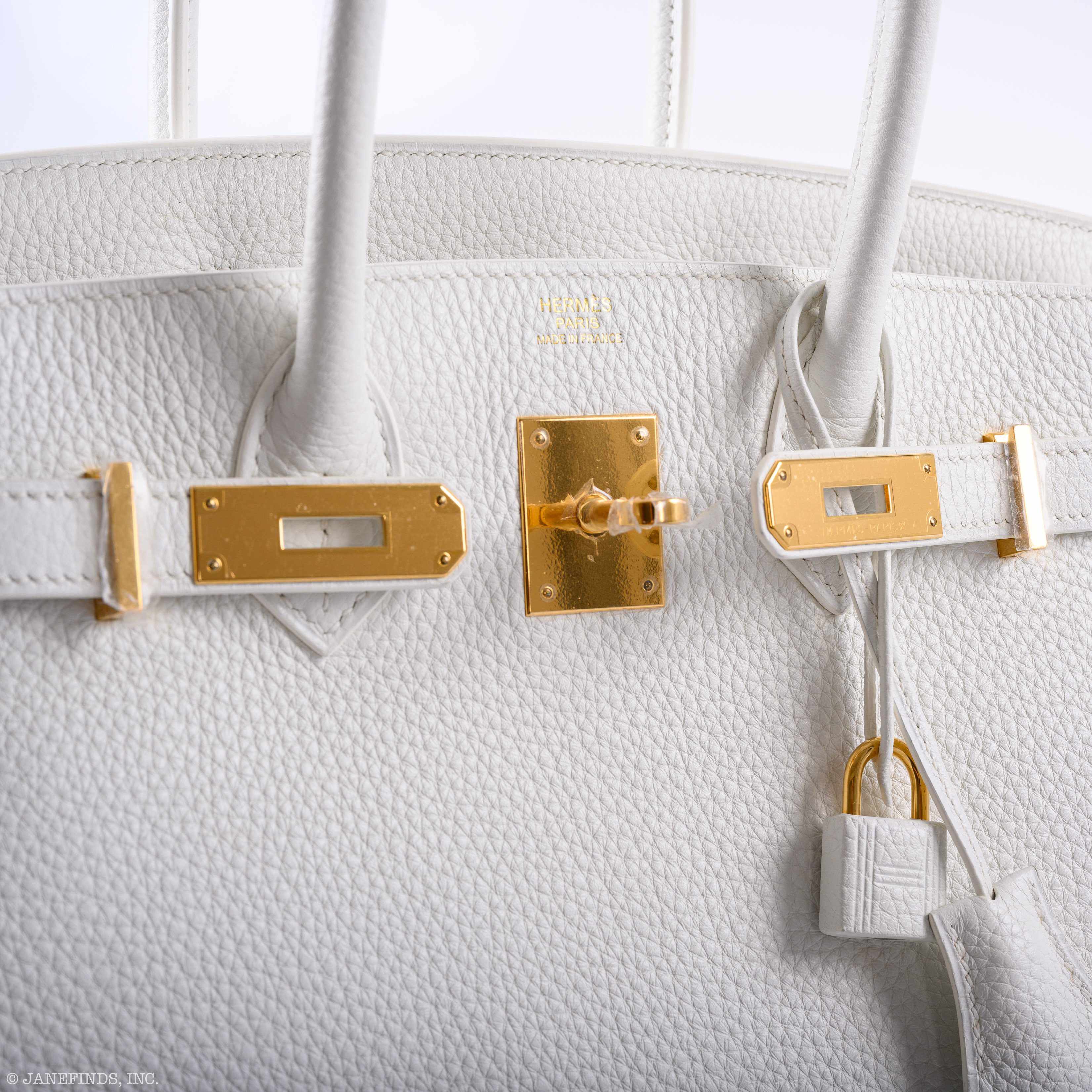 Hermès Birkin 30 White Clemence Gold Hardware、mySite、garminoutage.com