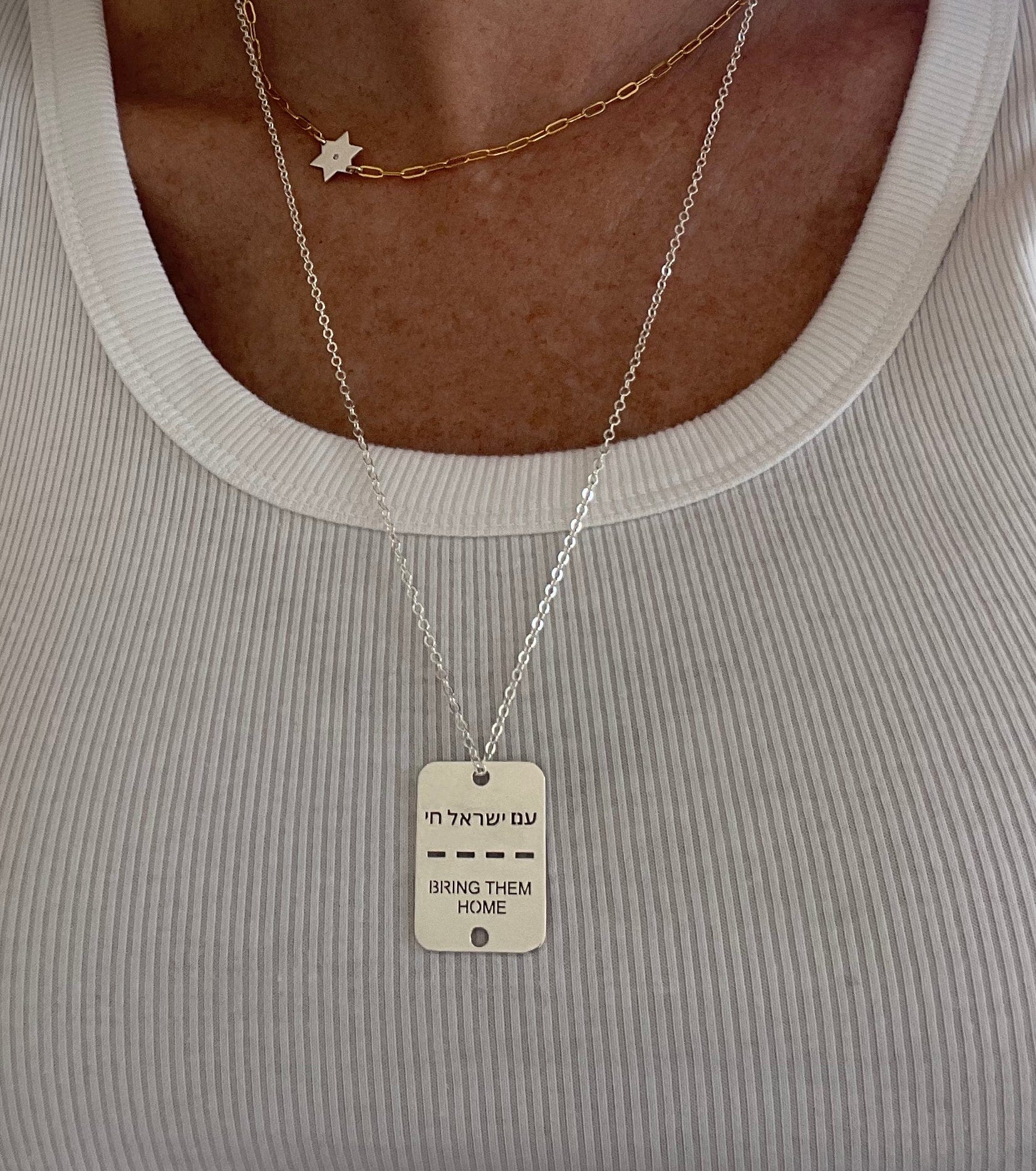 Bring Them Home Tag Necklace - Sterling Silver 32 - 100% of Profits Donated、mySite、topwebapps