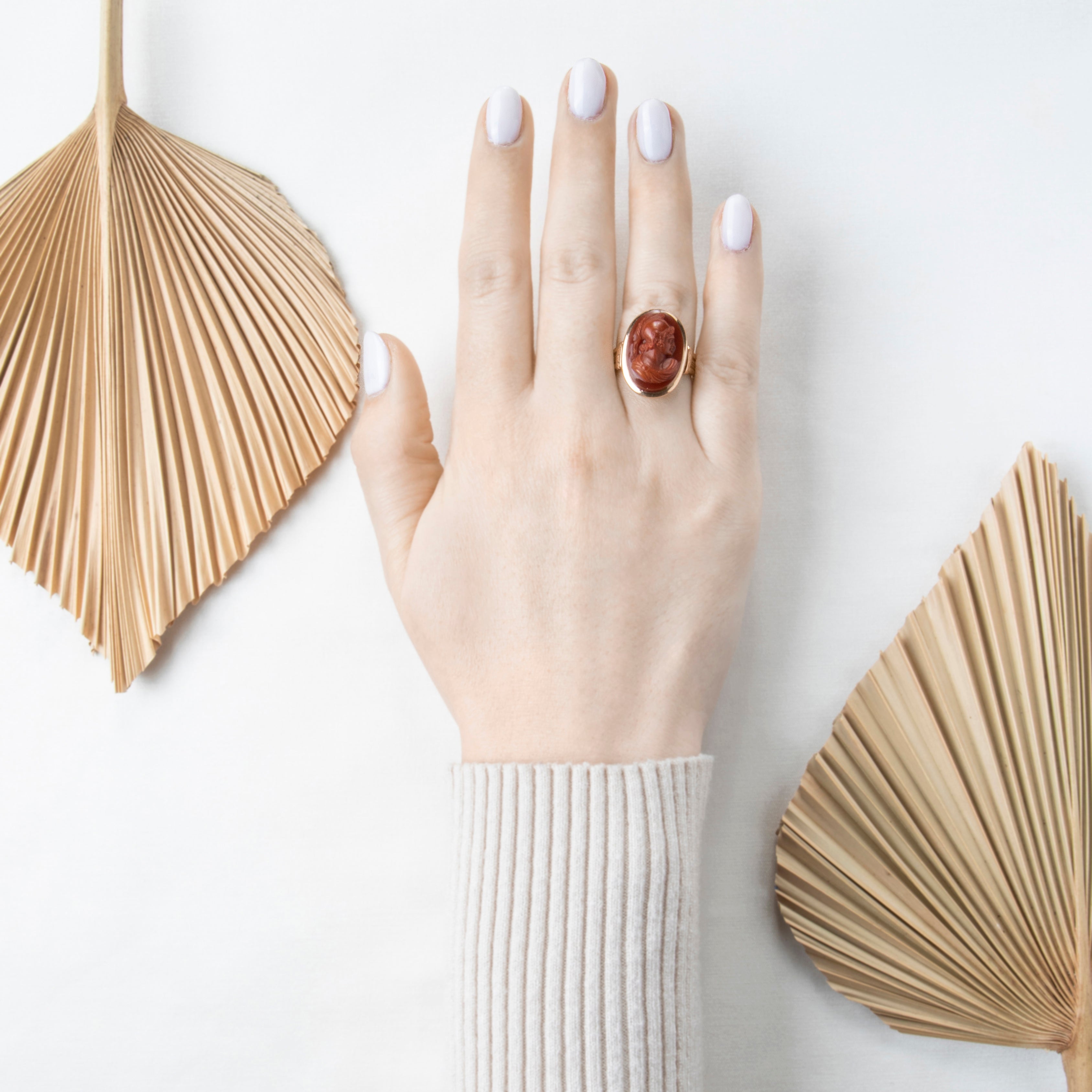 Antique Victorian 14k Rosy Yellow Gold 10ct Carved Jasper Soldier Cameo Ring、mySite、hinf8tx79