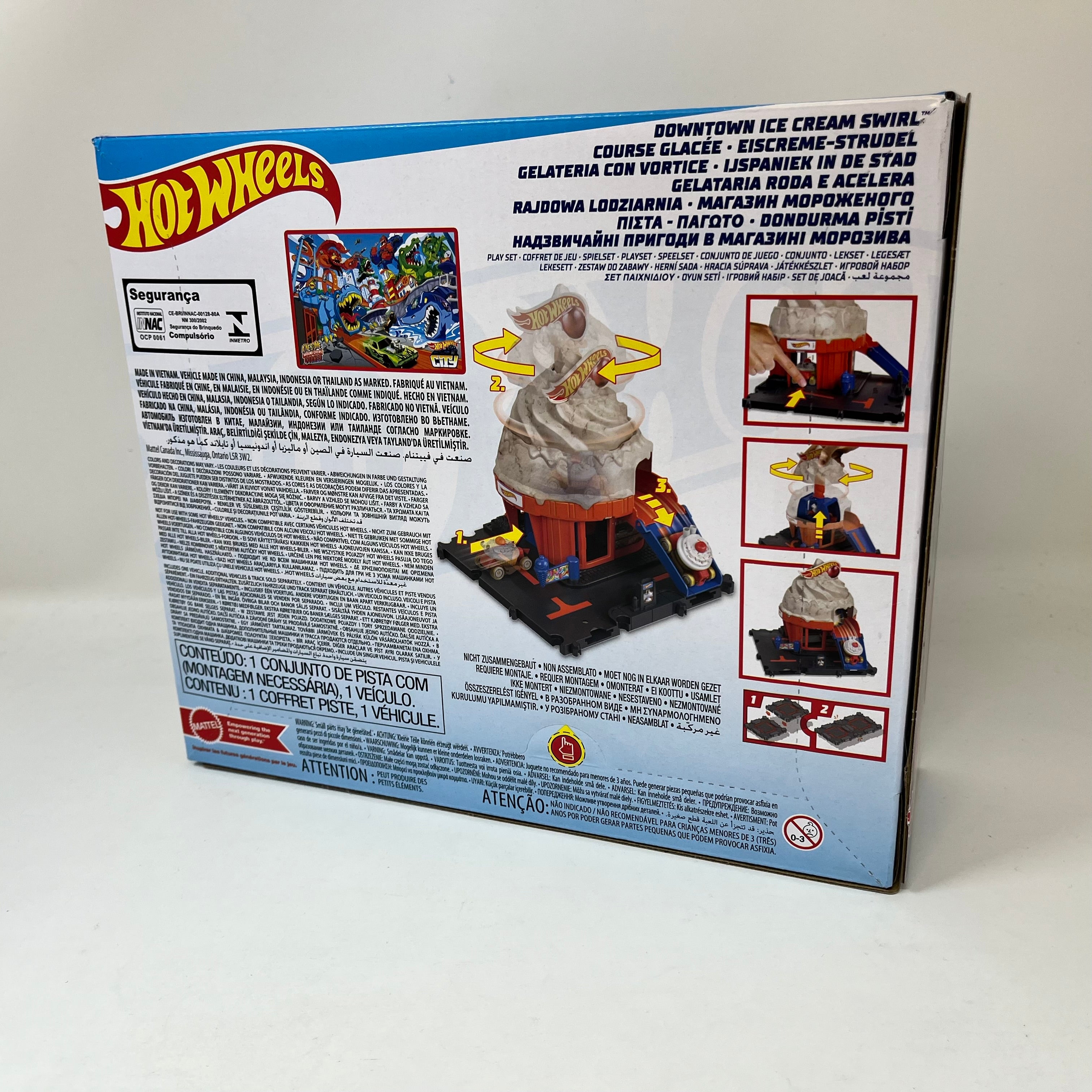 Downtown Ice Cream Swirl * Hot Wheels City Track Pack、mySite、hgirdovlk