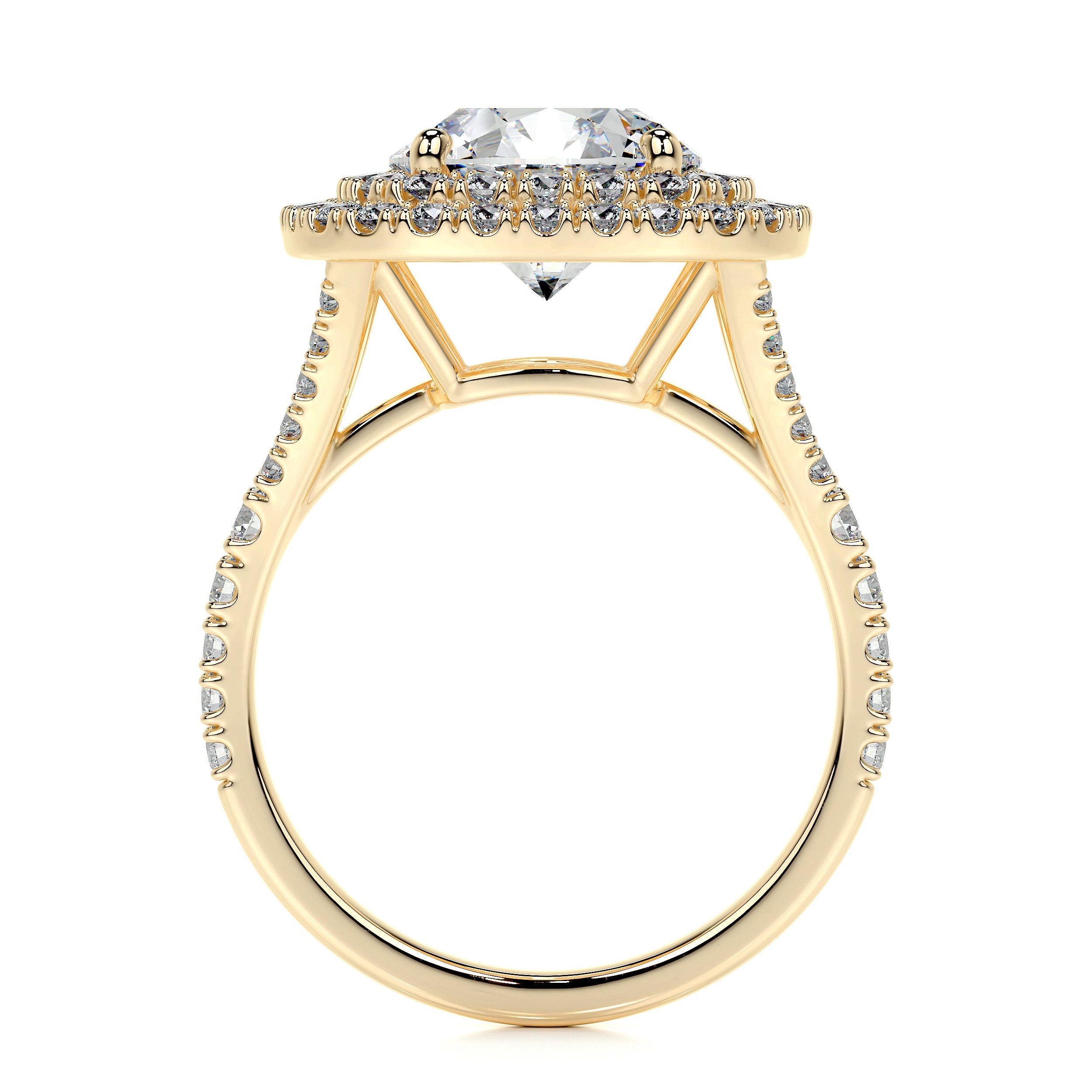 Angela Lab Grown Diamond Ring -18K Yellow Gold、mySite、hinf8tx79