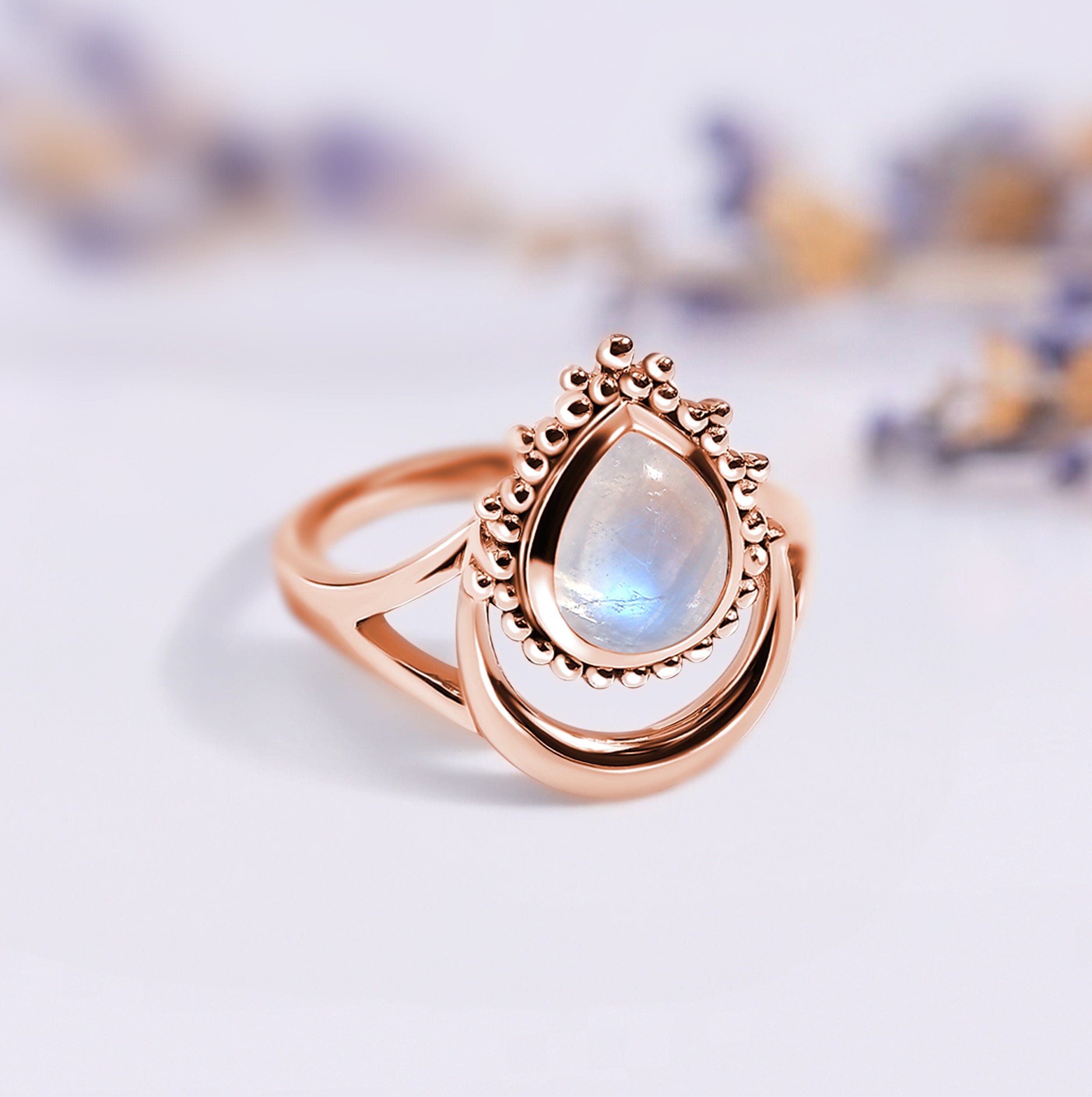 Moonstone Ring - Mystic Moon、mySite、hinf8tx79