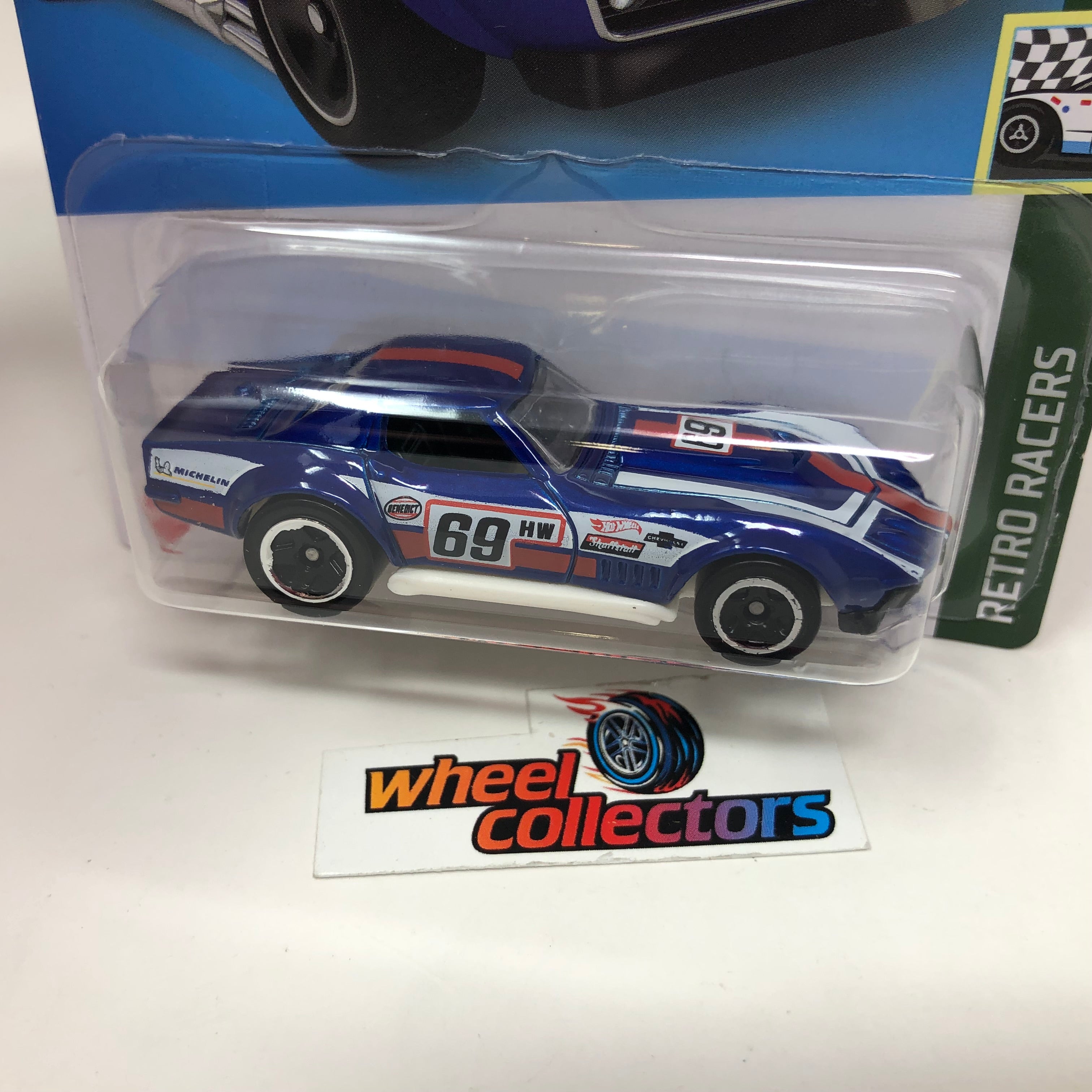 '69 Copo Corvette #79 * Blue * 2022 Hot Wheels Case D、mySite、hgirdovlk