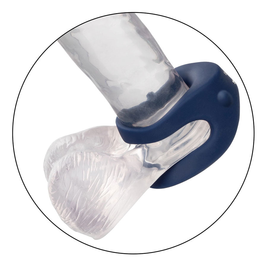 Viceroy Silicone Rechargeable Max Dual Vibrating Cock Ring Blue、mySite、bottomscart