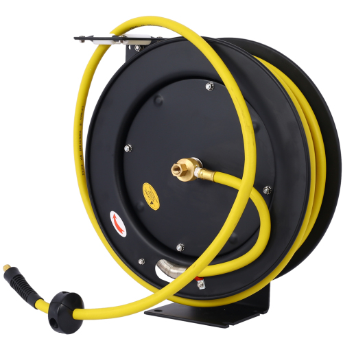 Welding Hose Reel Retractable 1/4 Inch x 100 Foot Twin Oxygen Acetylene Rubber Hoses STD Duty Max 200PSI Heavy Duty Industrial Single Arm Construction、、eastwooduniform