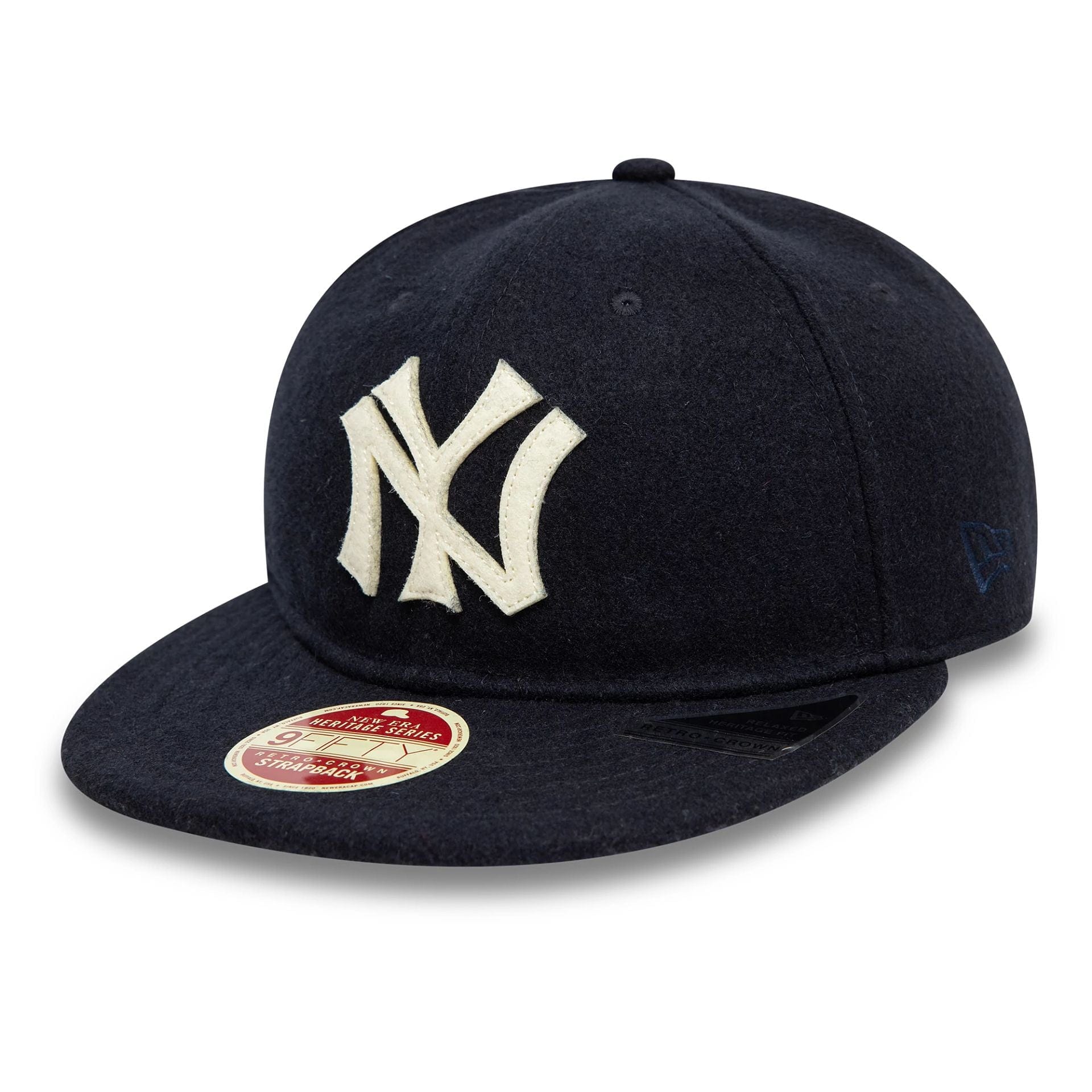 New York Yankees Heritage Series Navy Retro Crown 9FIFTY Strapback Cap、mySite、vikingsvslions