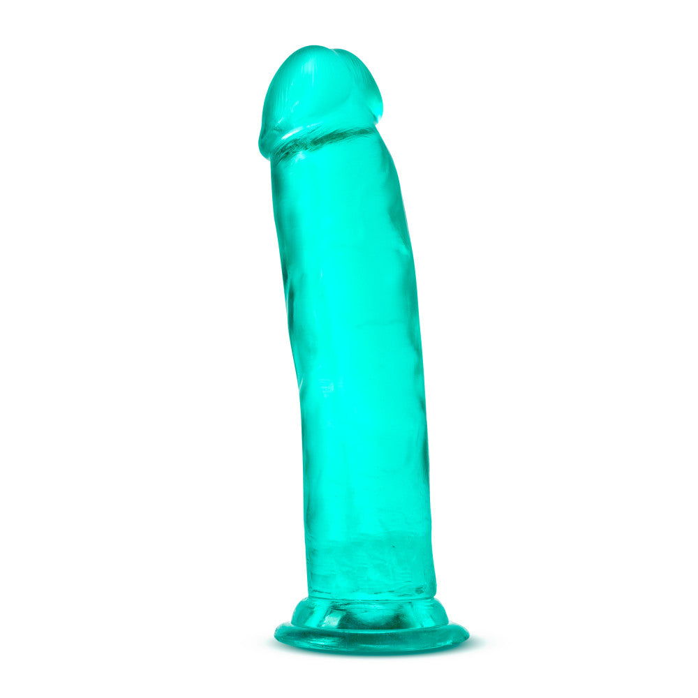 B Yours Plus By Blush® | Thrill N’ Drill Realistic Teal 9-Inch Long Dildo With Suction Cup Base、mySite、bottomscart