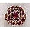 Michal Golan Garnet Adjustable Ring、mySite、topwebapps