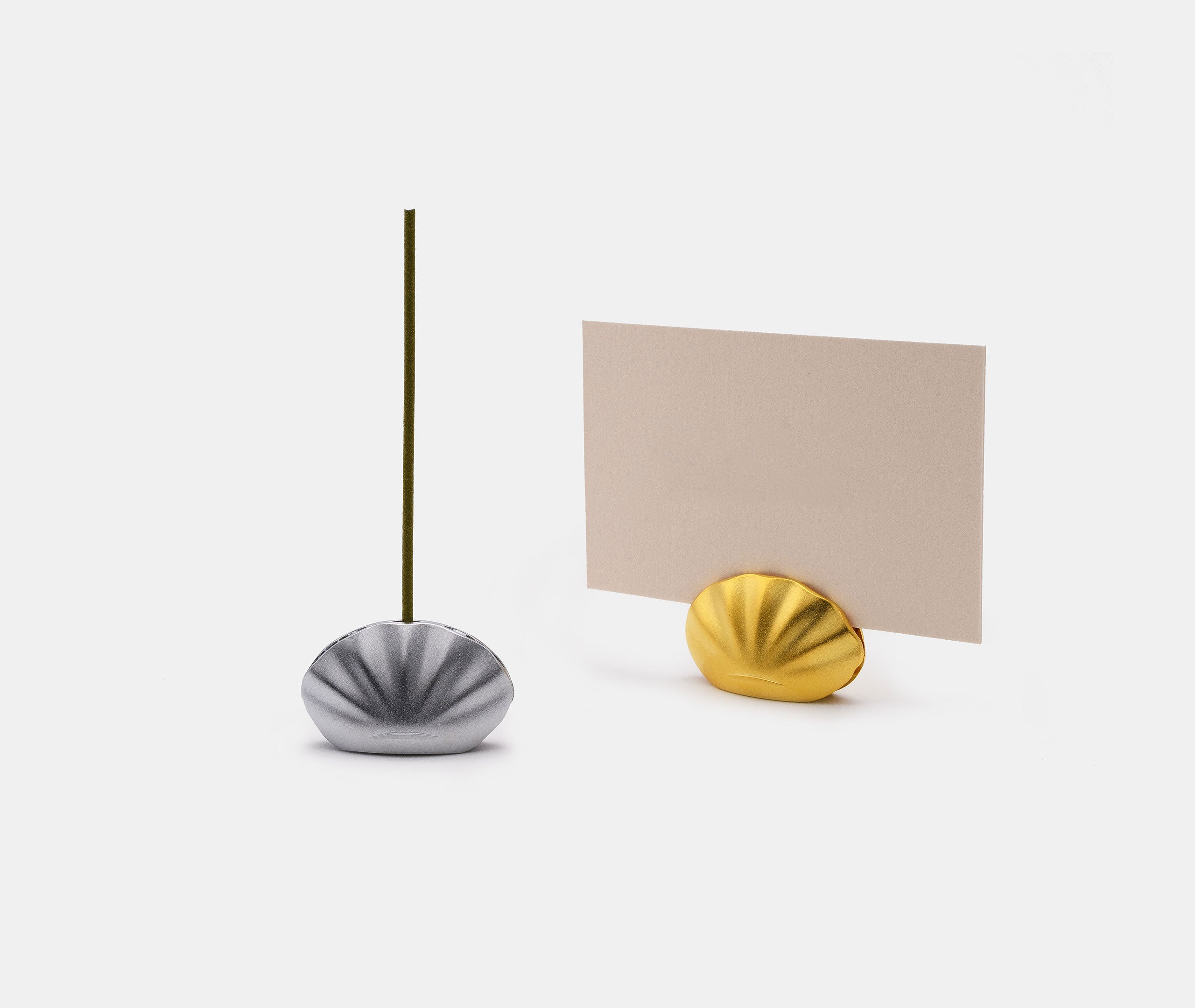 Kolip Shell Incense Holder - Silver、mySite、topwebapps
