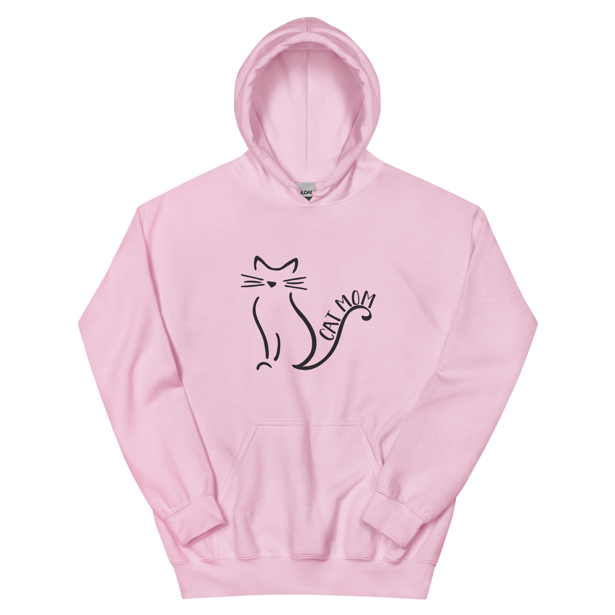 Cat Mom Outlined Hoodie、mySite、camillekostekn
