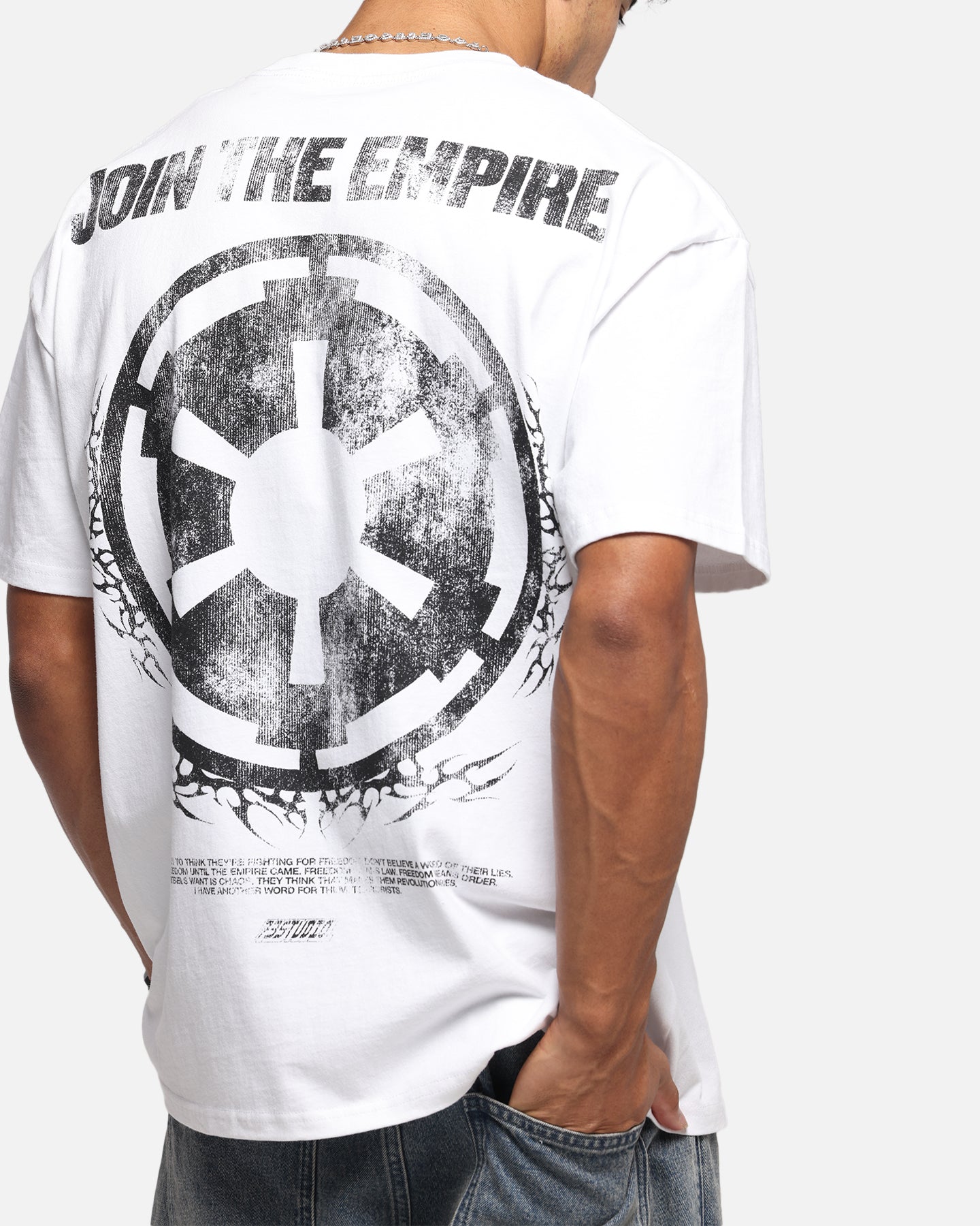 73 Studio Star Wars Join The Empire Vintage T-Shirt White、mySite、zt4zffjzw