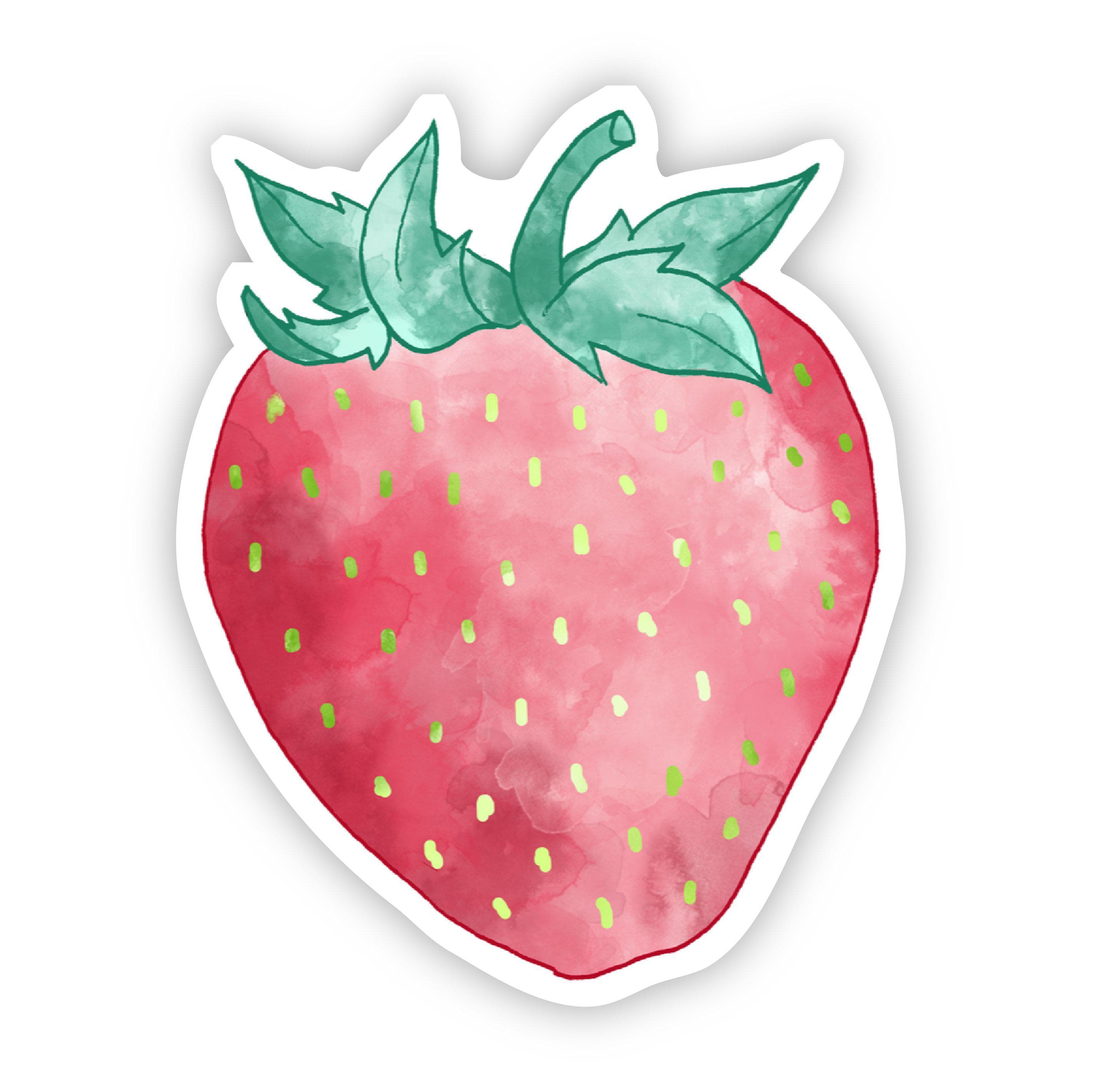  Strawberry Watercolor Sticker、mySite、elrpsem3k