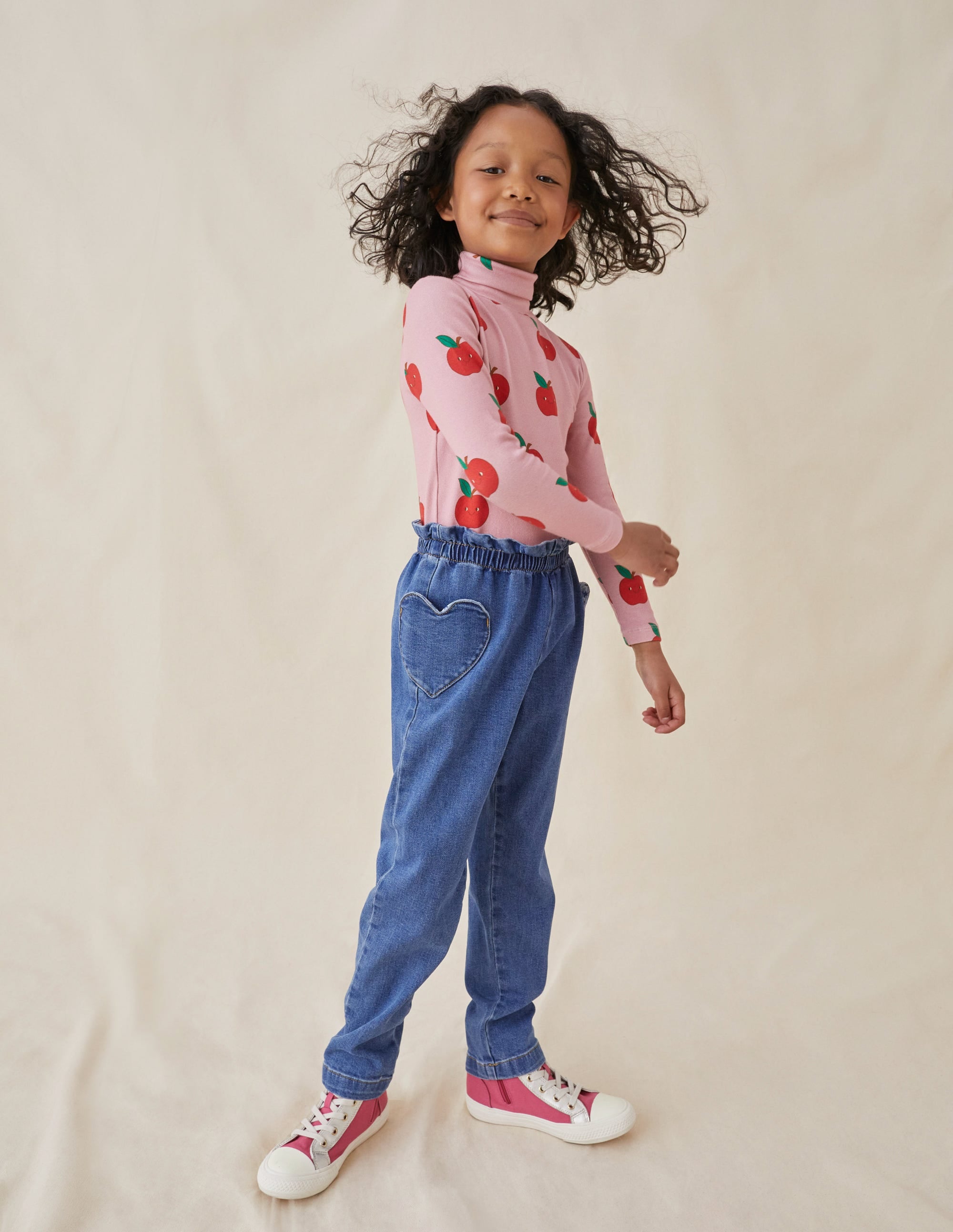  Super Soft Roll Neck Top-Almond Pink Apples、mySite、ashleygrahame