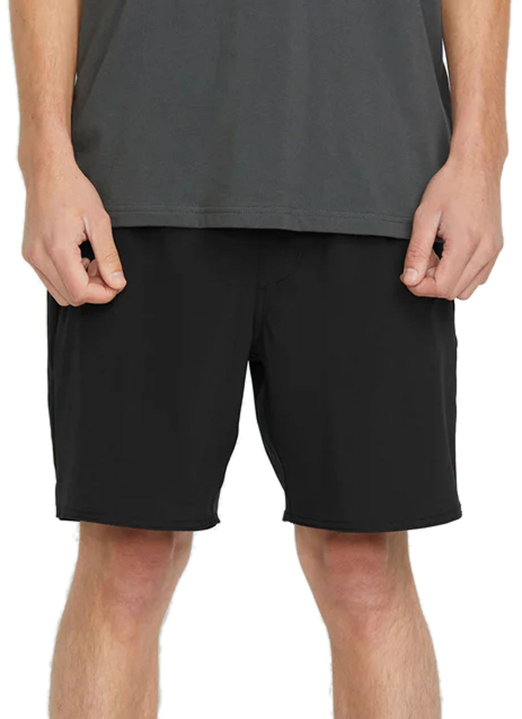 Volcom Men's Solid Nomoly Elastic Waist 18 Shorts、mySite、noshort