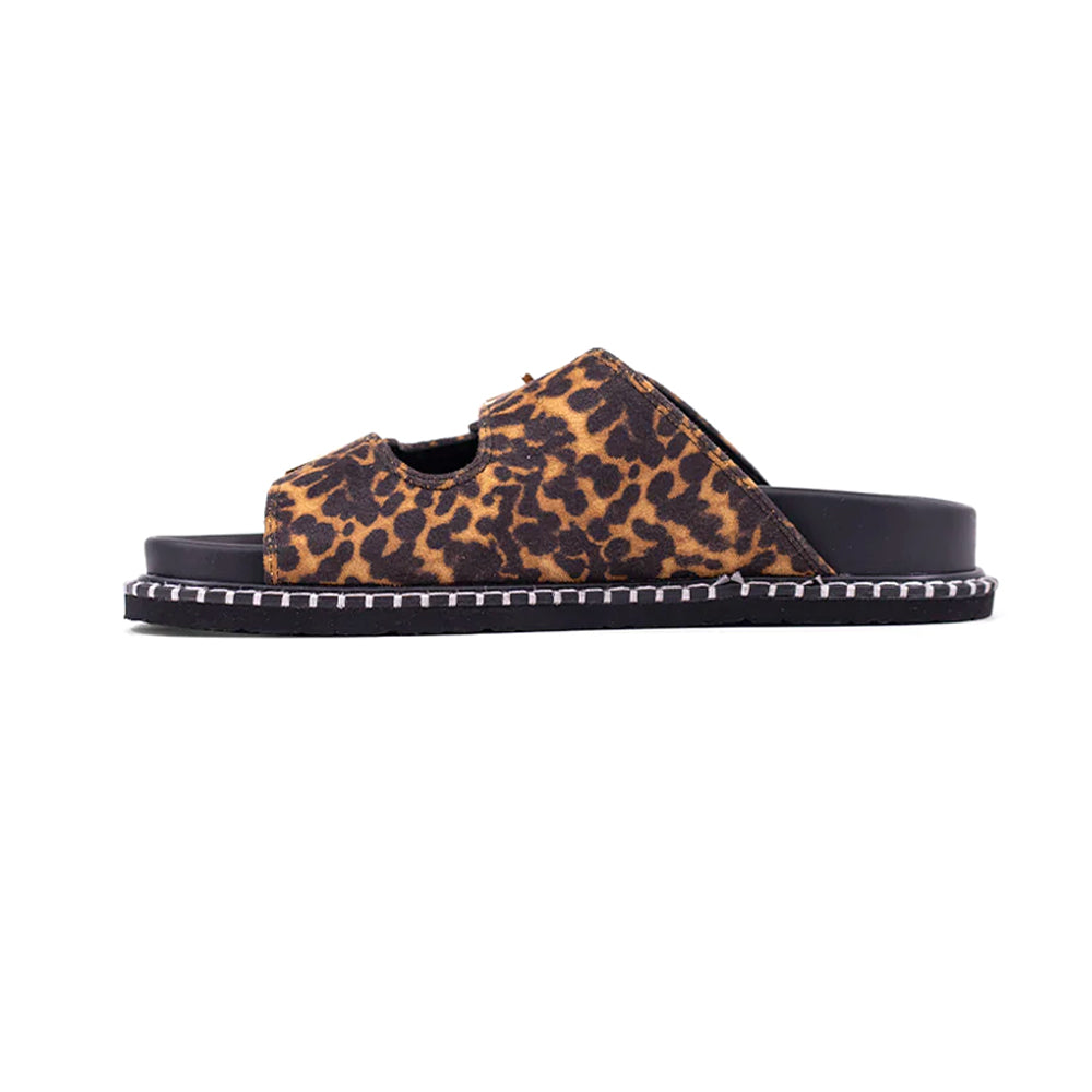 Charlotte Leopard Slide Sandals、mySite、gtrtttuynbv