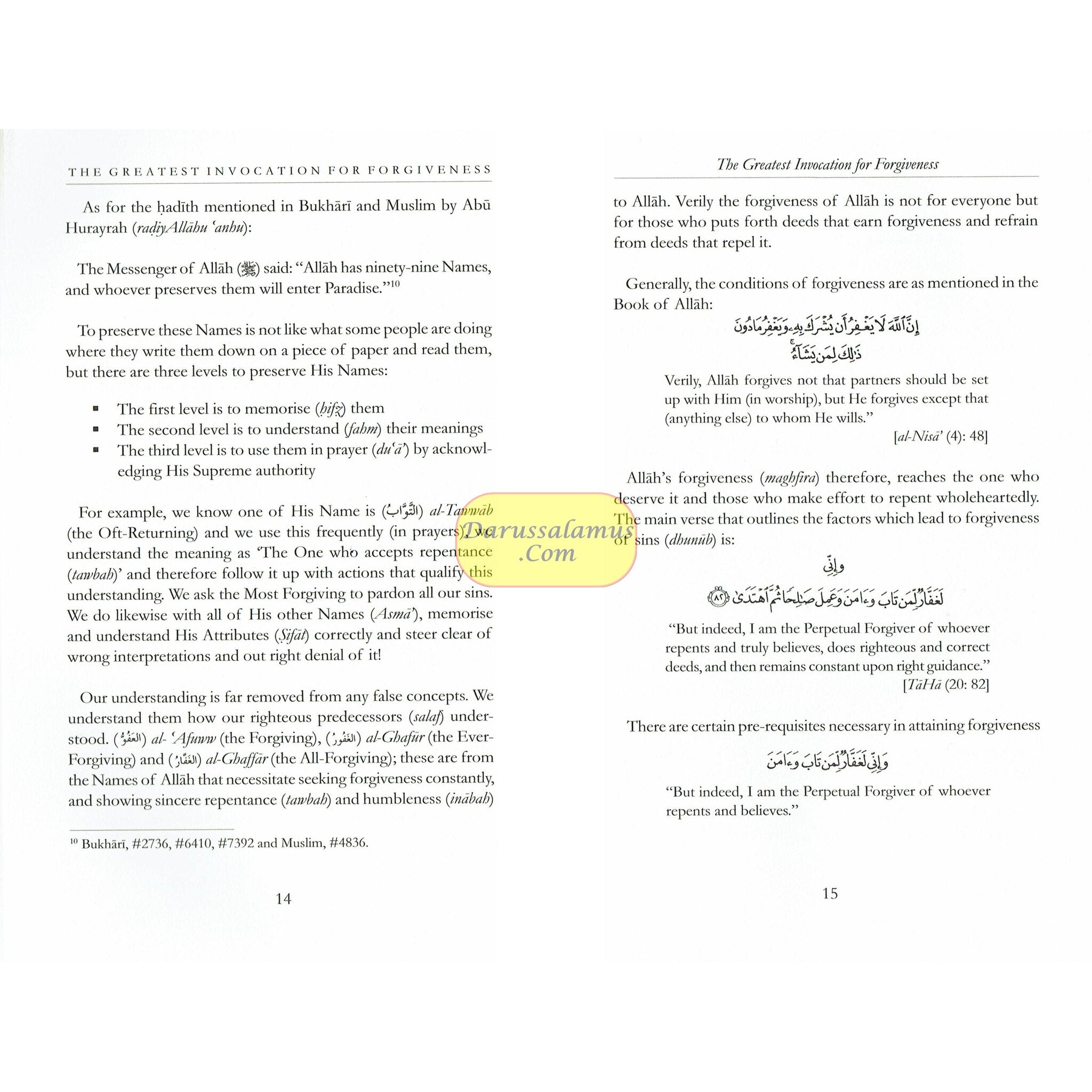 The Greatest Invocation for Forgiveness By Sheikh Abdul Razzaq、mySite、topwebapps