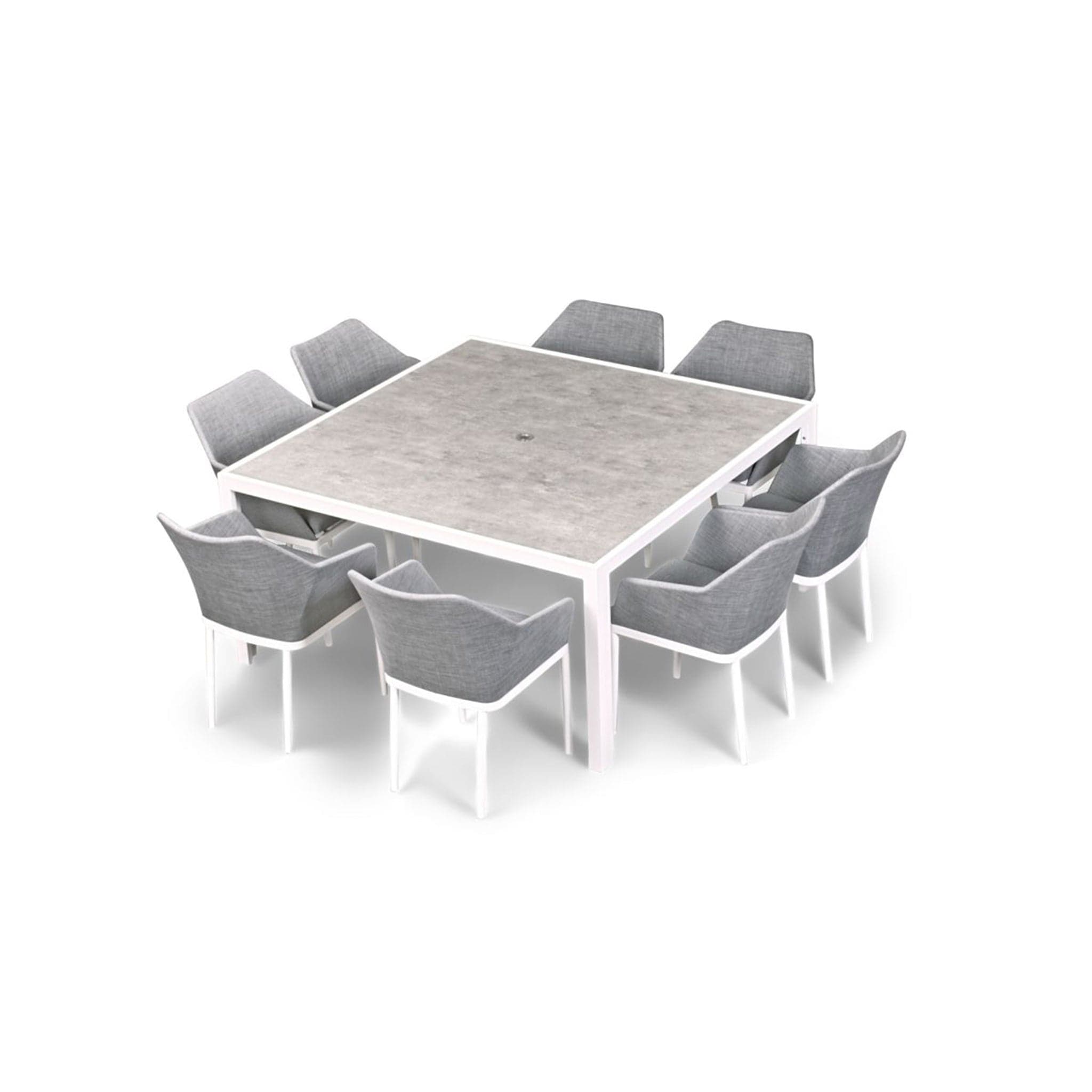 Tailor 9 Piece Square Dining Set、mySite、neckold
