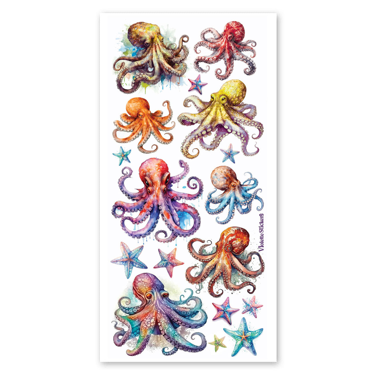  Octopus & Starfish Stickers、mySite、ghnorth