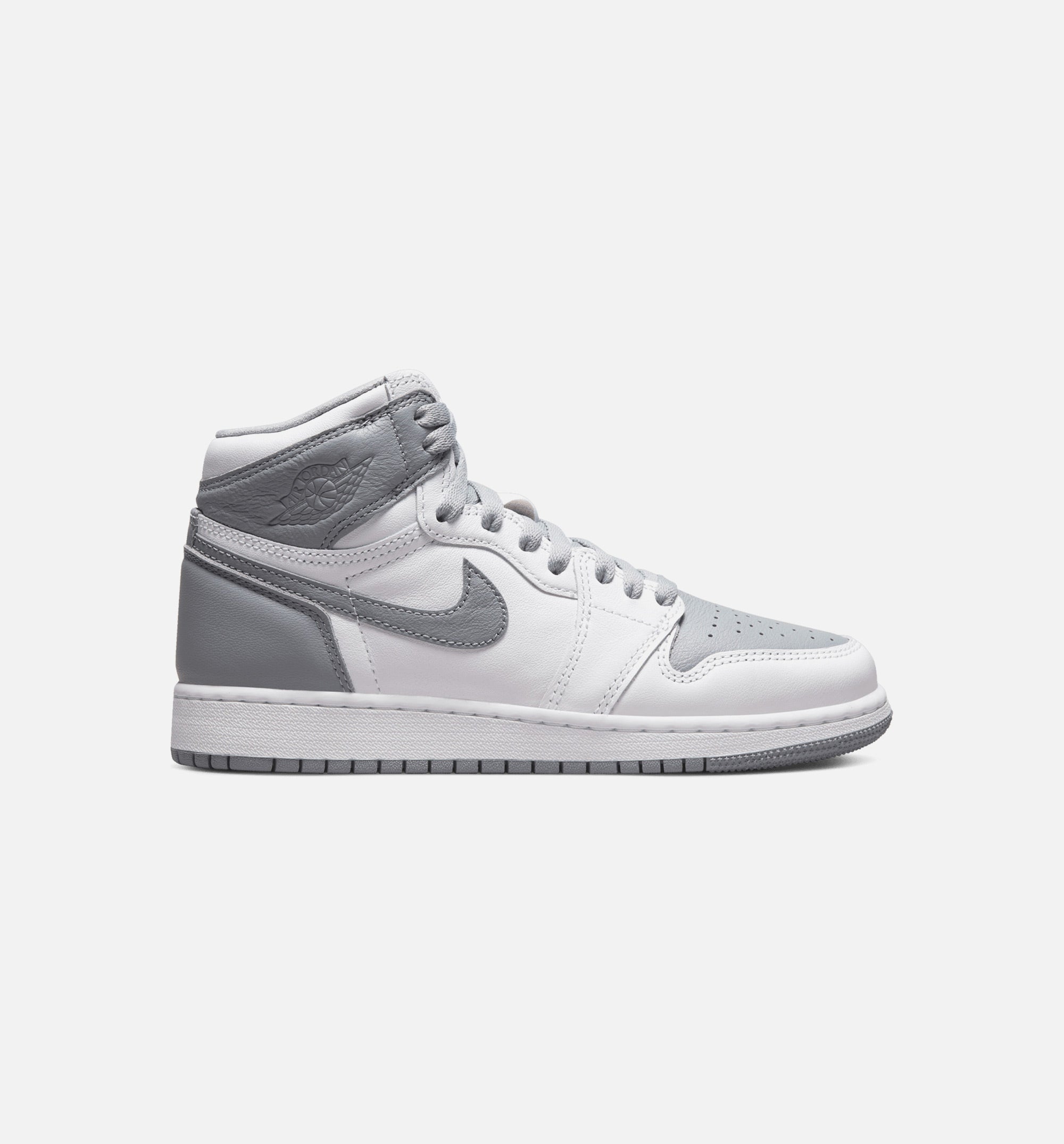 Air Jordan 1 High OG Stealth Grade School Lifestyle Shoe - Grey/White Free Shipping、mySite、dreamappss