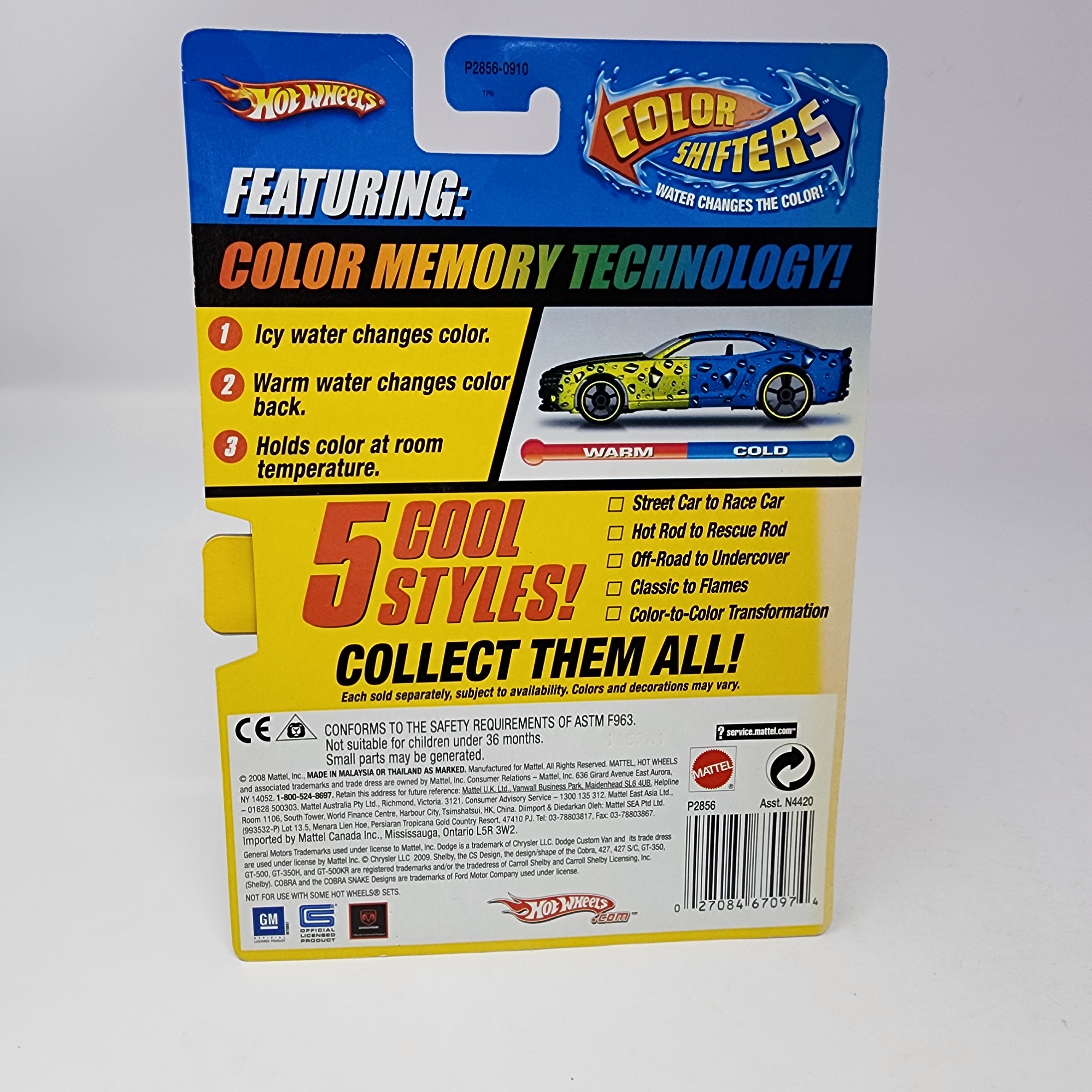 '67 Chevy Camaro * Hot Wheels Color Shifters、mySite、hgirdovlk