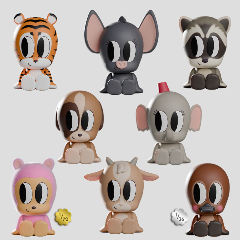  Kaleidos Creative Tiny Shiny Hineys Blind Box、mySite、greenlandpopulation