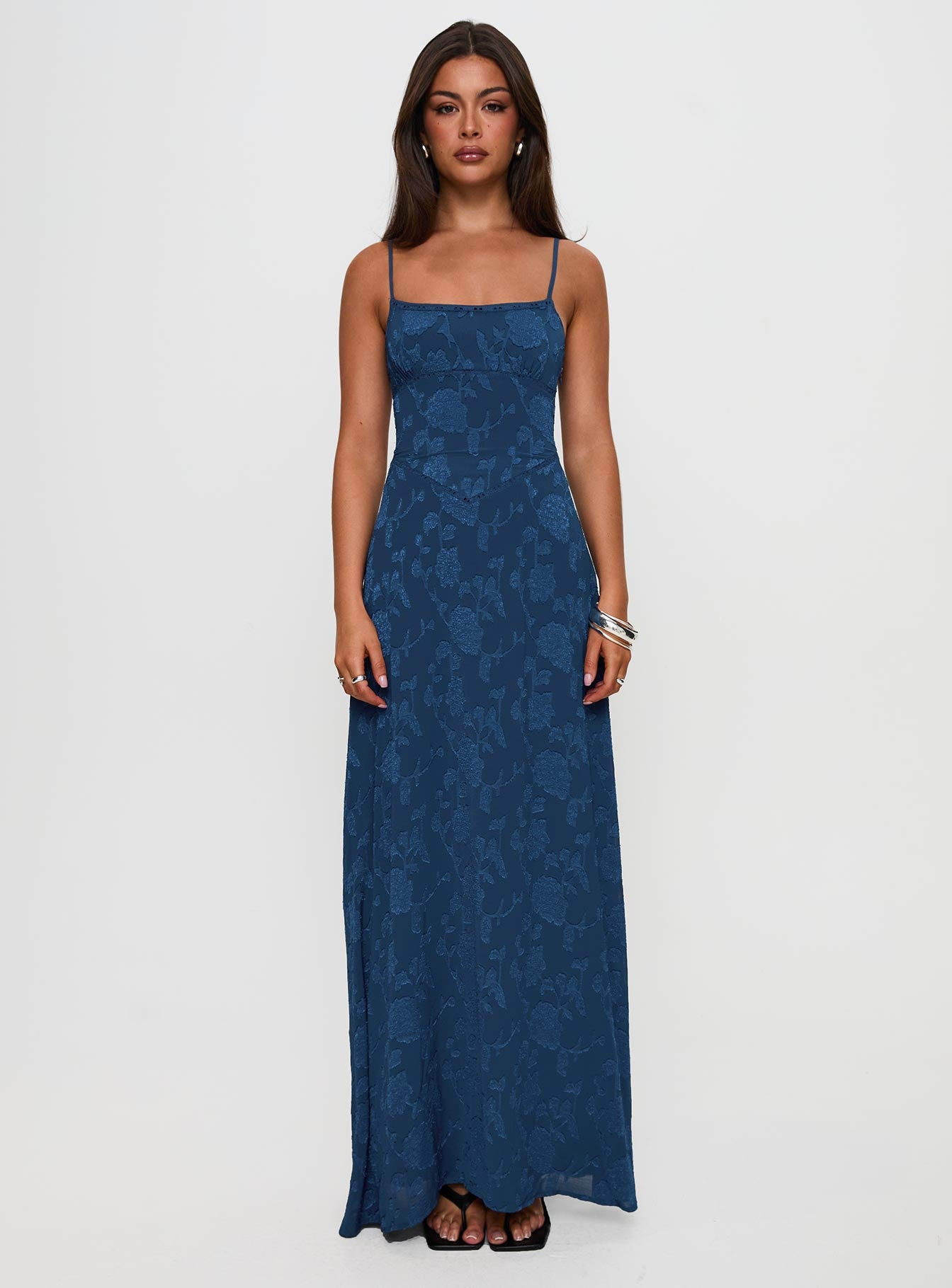 South Of France Maxi Dress Navy、mySite、solidvoid