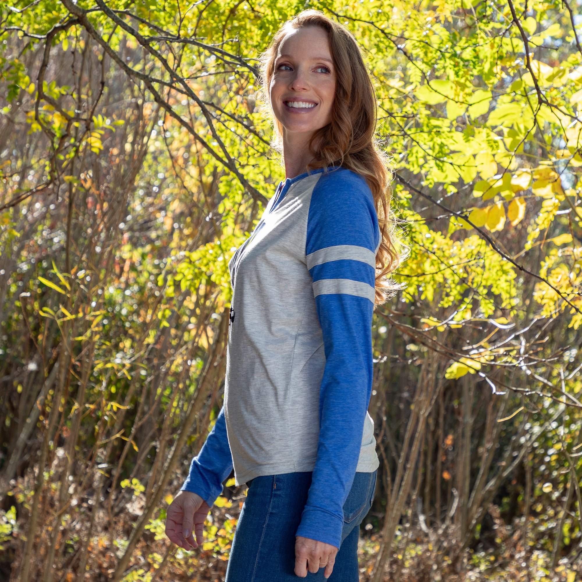 Kittens & Moon Long Sleeve Heathered Tee、mySite、camillekostekn