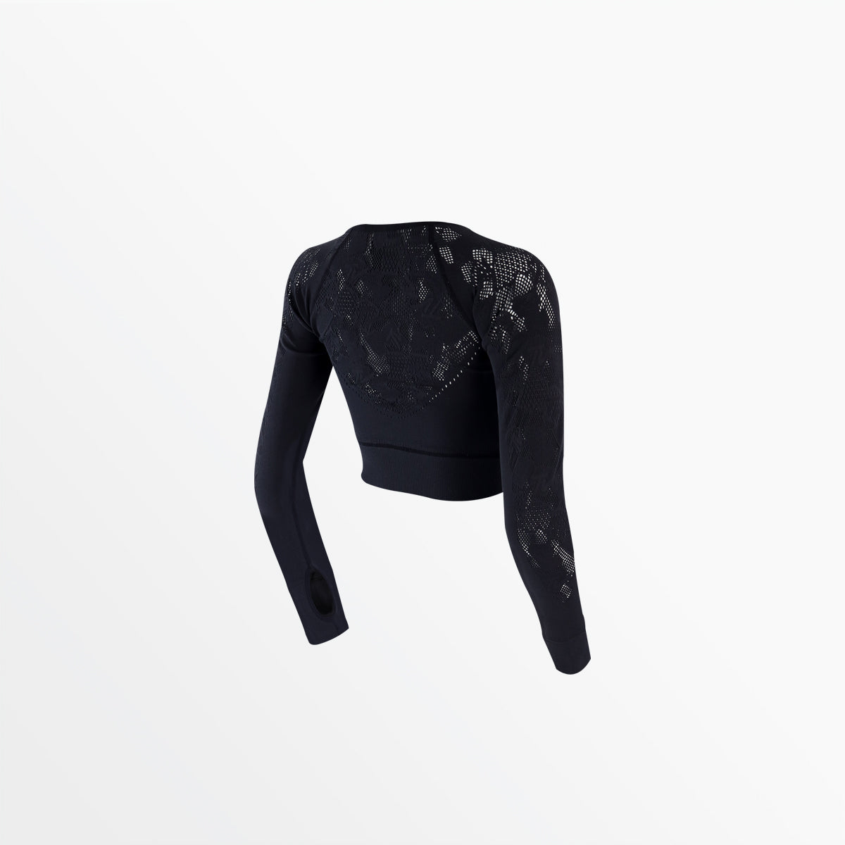 MTV WOMEN'S SPORTY LONG SLEEVE CROP