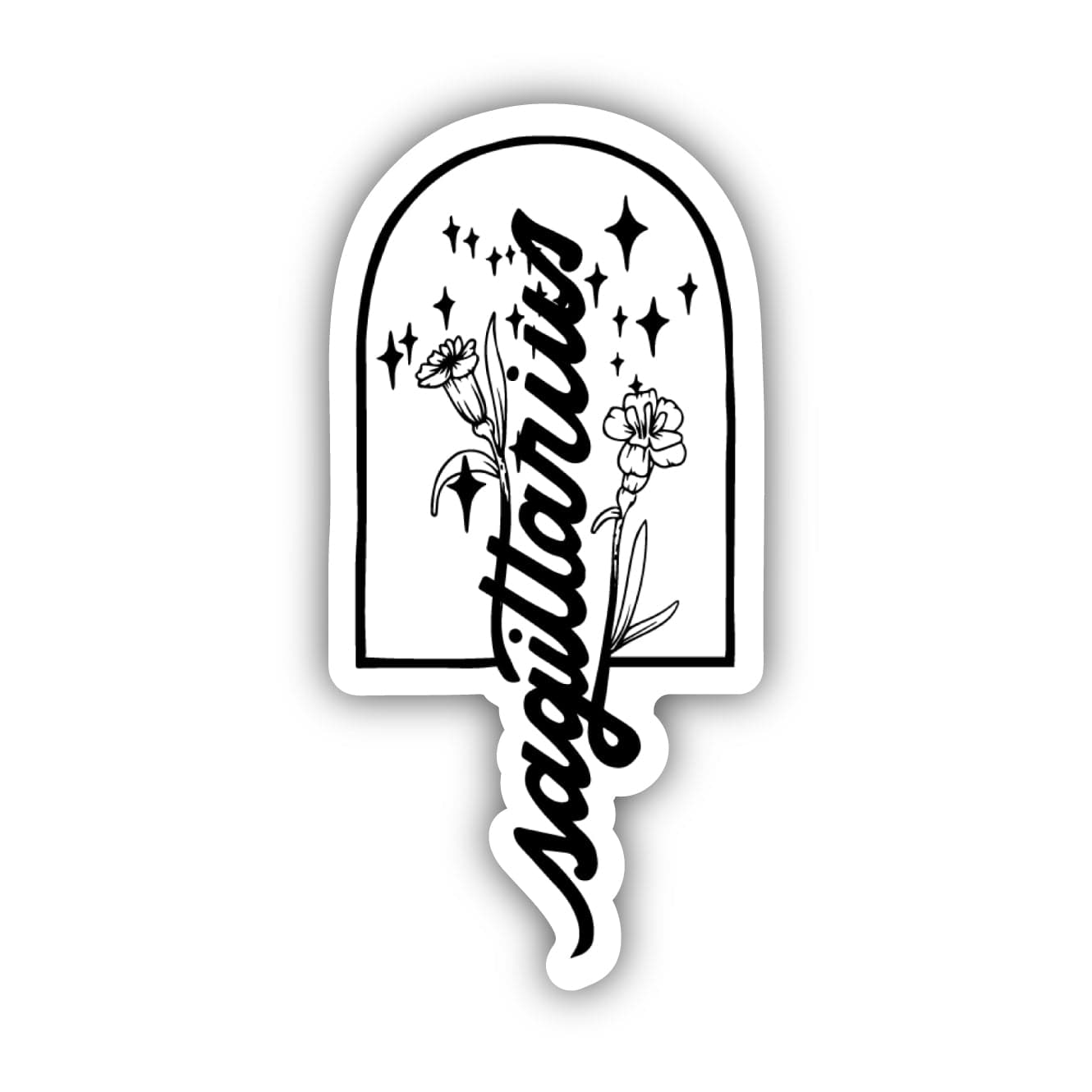  Sagittarius Carnation Zodiac Sticker、mySite、elrpsem3k