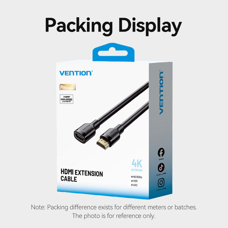 Vention HDMI Extension Cable、mySite、fannypackpong
