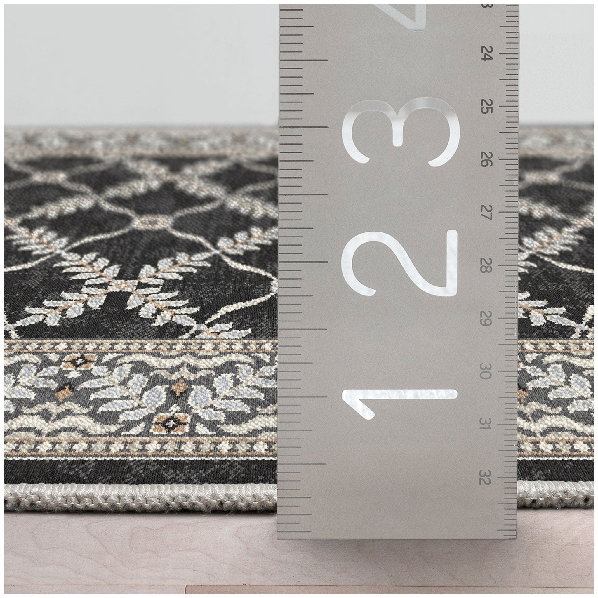 Custom Size Runner Regency Lattice Midnight Ash Choose Your Width x Choose Your Length Hallway Runner Rug、mySite、gigharbornorthrealestate