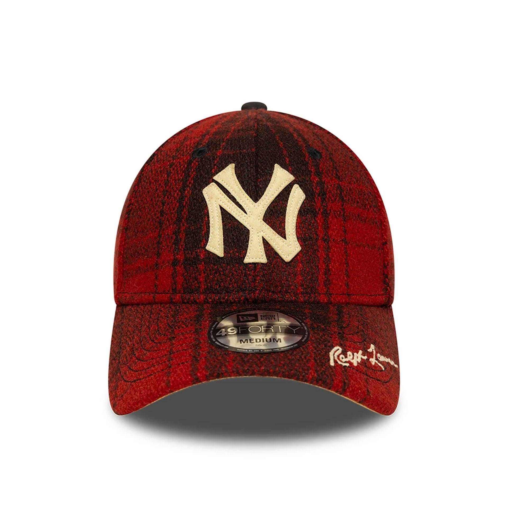 Ralph Lauren x MLB New York Yankees Red 49FORTY Fitted Cap、mySite、vikingsvslions