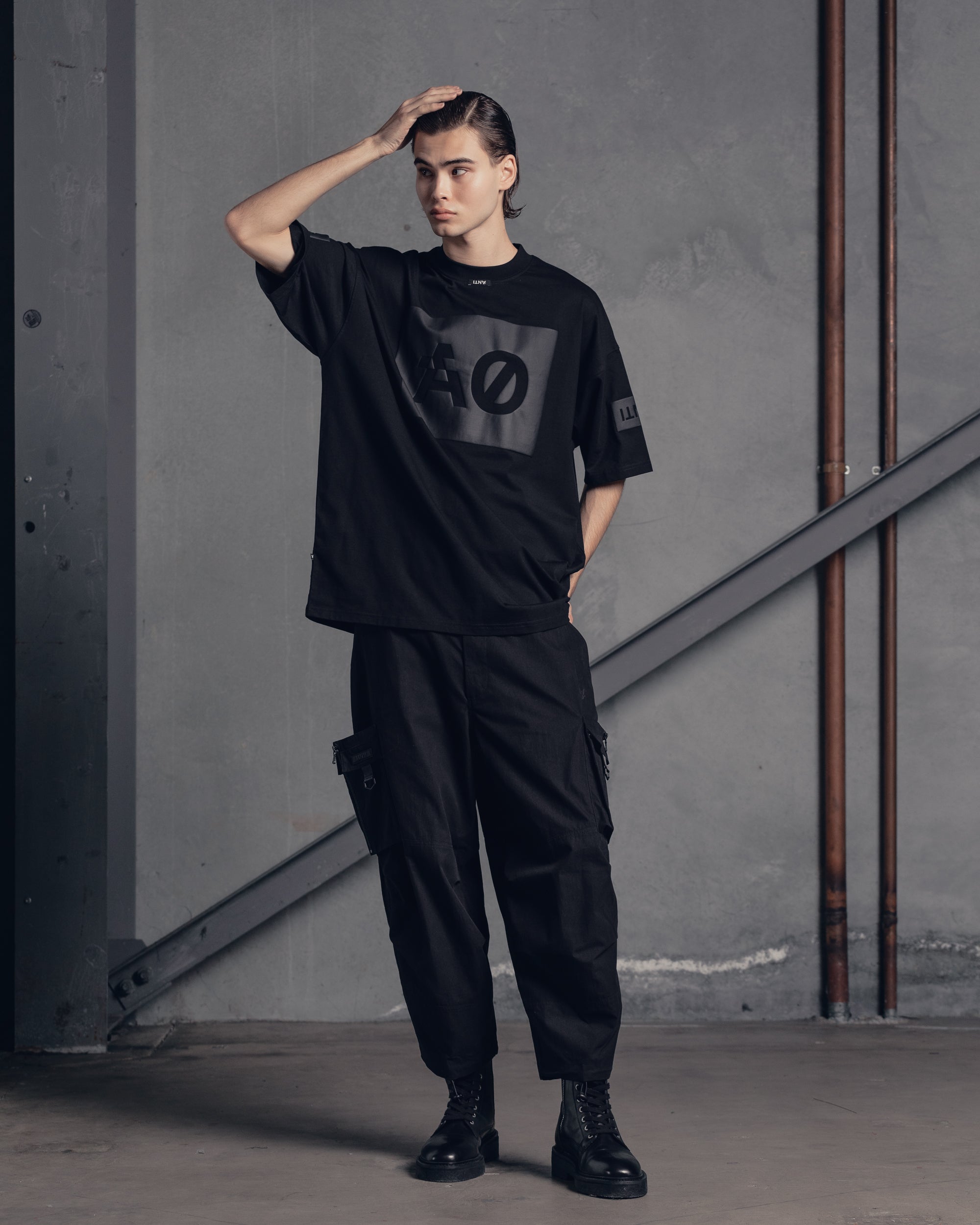 The Anti Order Oversized Box T-Shirt Black/Black、mySite、zt4zffjzw