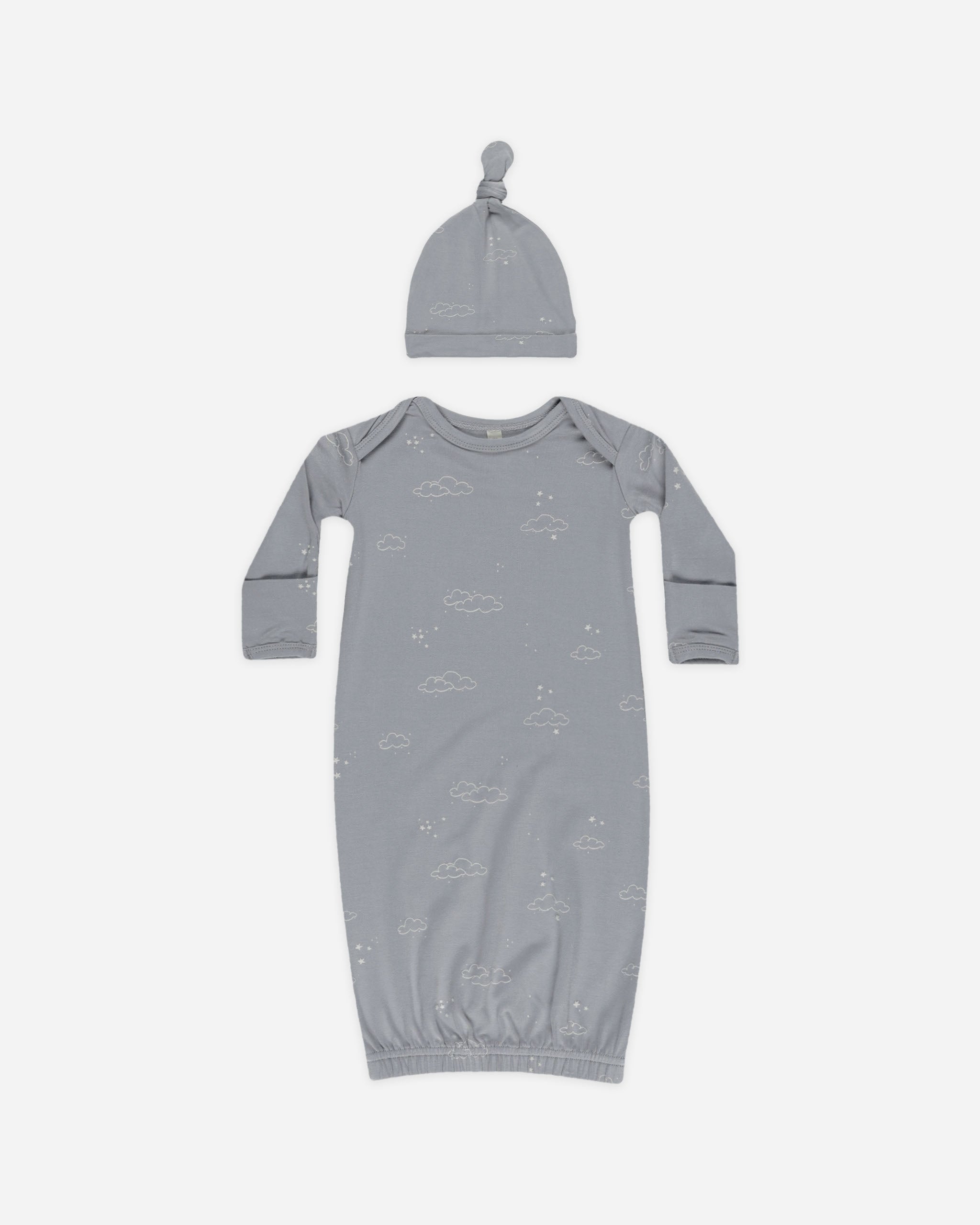  Bamboo Baby Gown + Hat Set || Clouds、mySite、layawaytickets