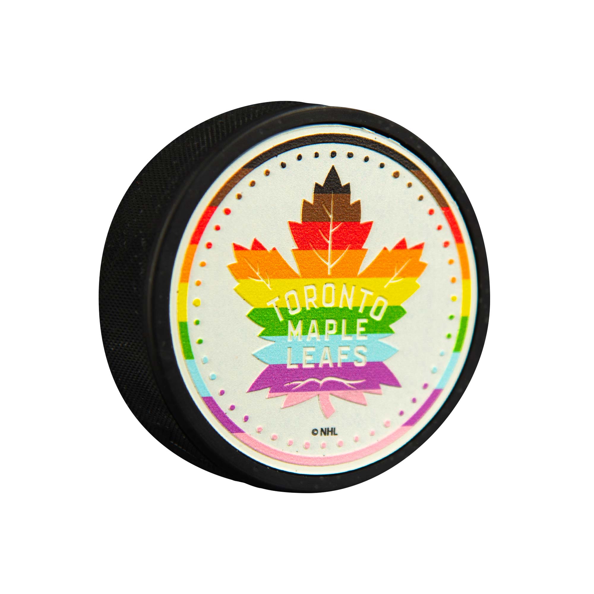 Maple Leafs 2023 Pride Textured Puck