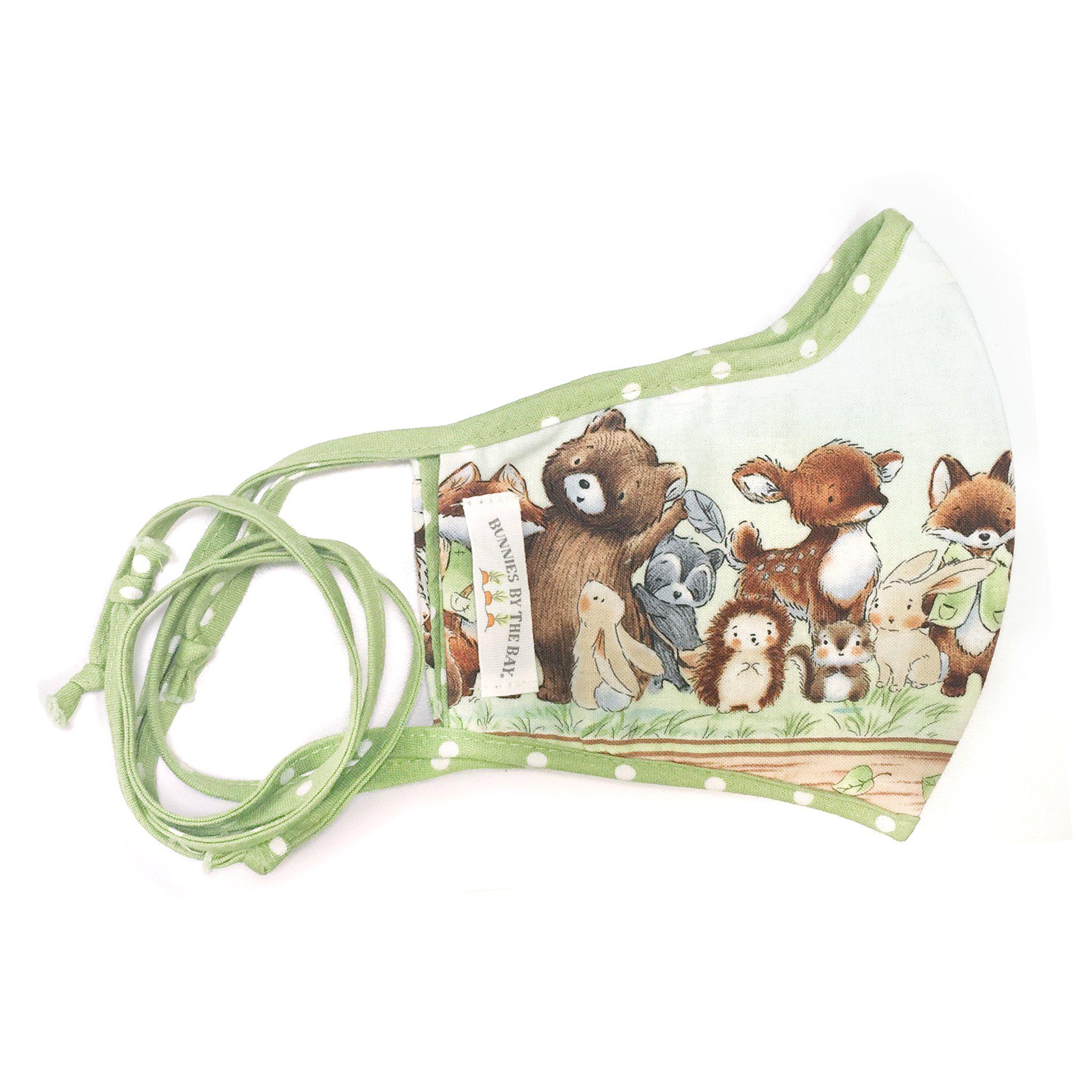 RETIRED - Hand-Crafted Adult Cloth Face Mask - Camp Cricket Friends、mySite、g9winljtr