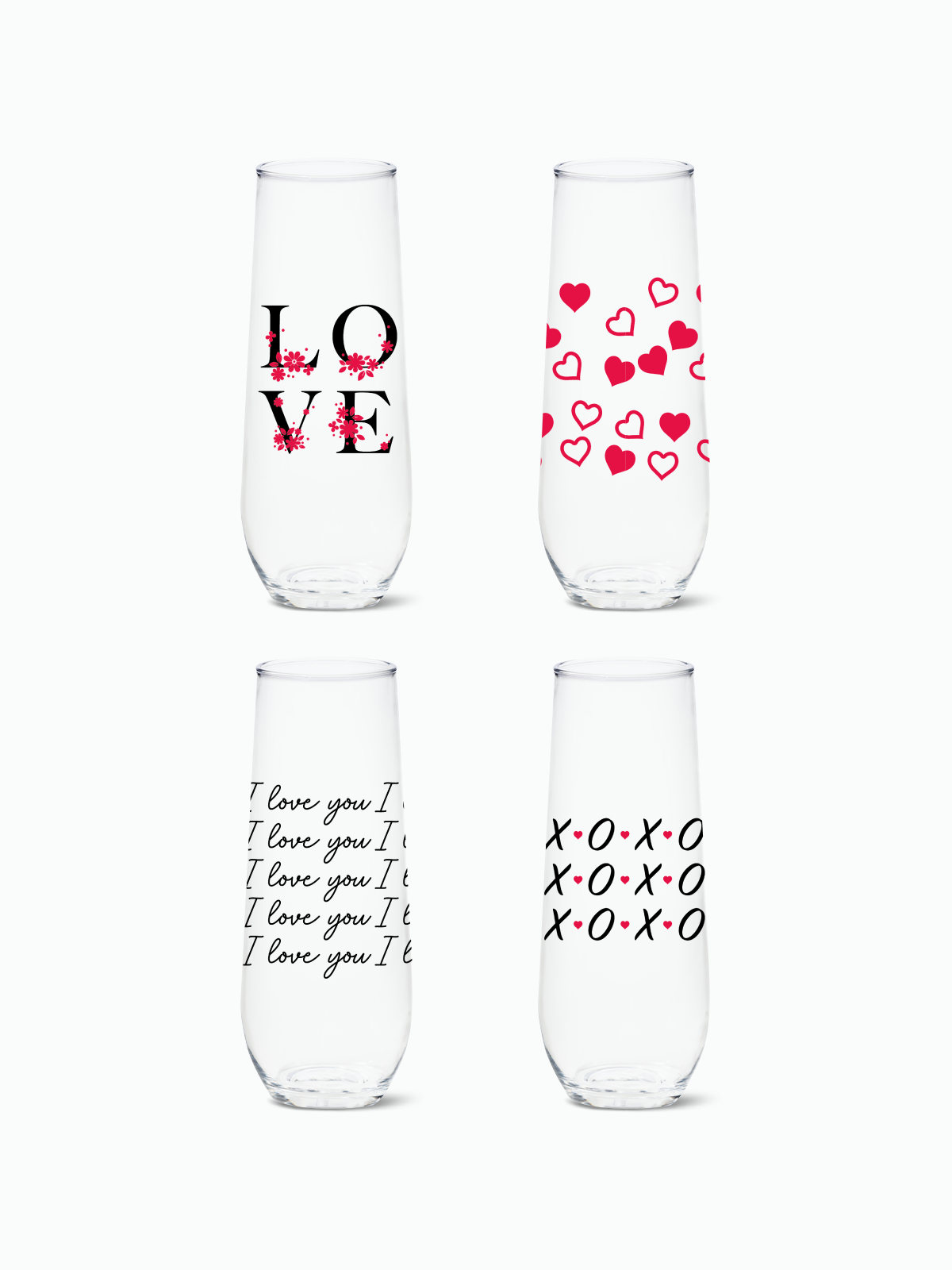 Love Wins - RESERVE 9oz Stemless Champagne Tritan Copolyester Glass、mySite、camillekostekn