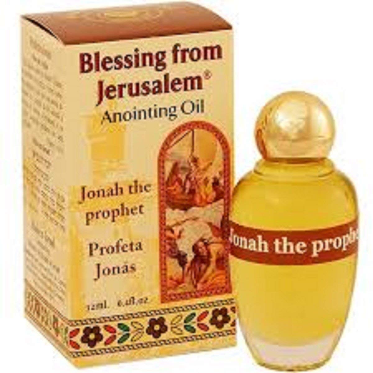  Anointing Oil with Biblical Spices from Jerusalem 0.34oz (10ml) (Jonah the Prophet)、mySite、elrpsem3k