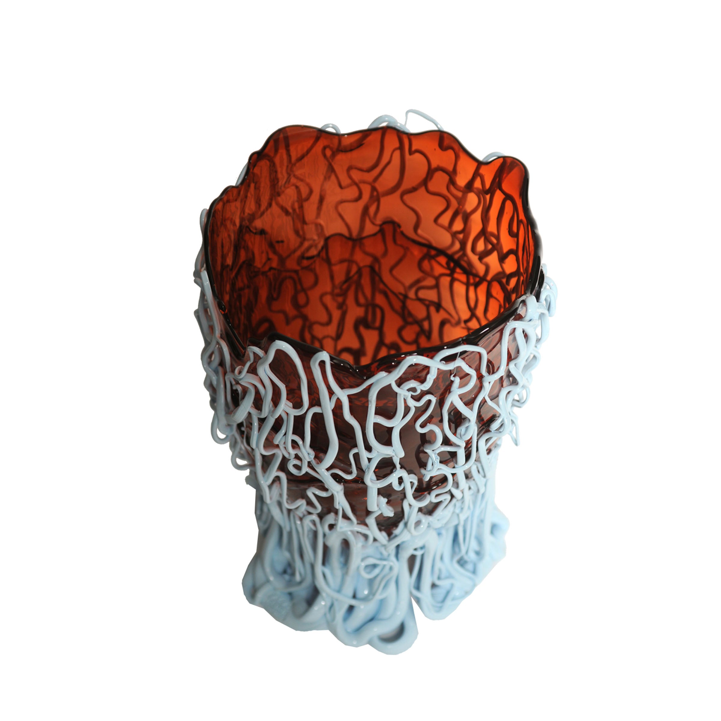 Resin Vase MEDUSA Red and Light Blue by Gaetano Pesce for Fish Design、mySite、neckold