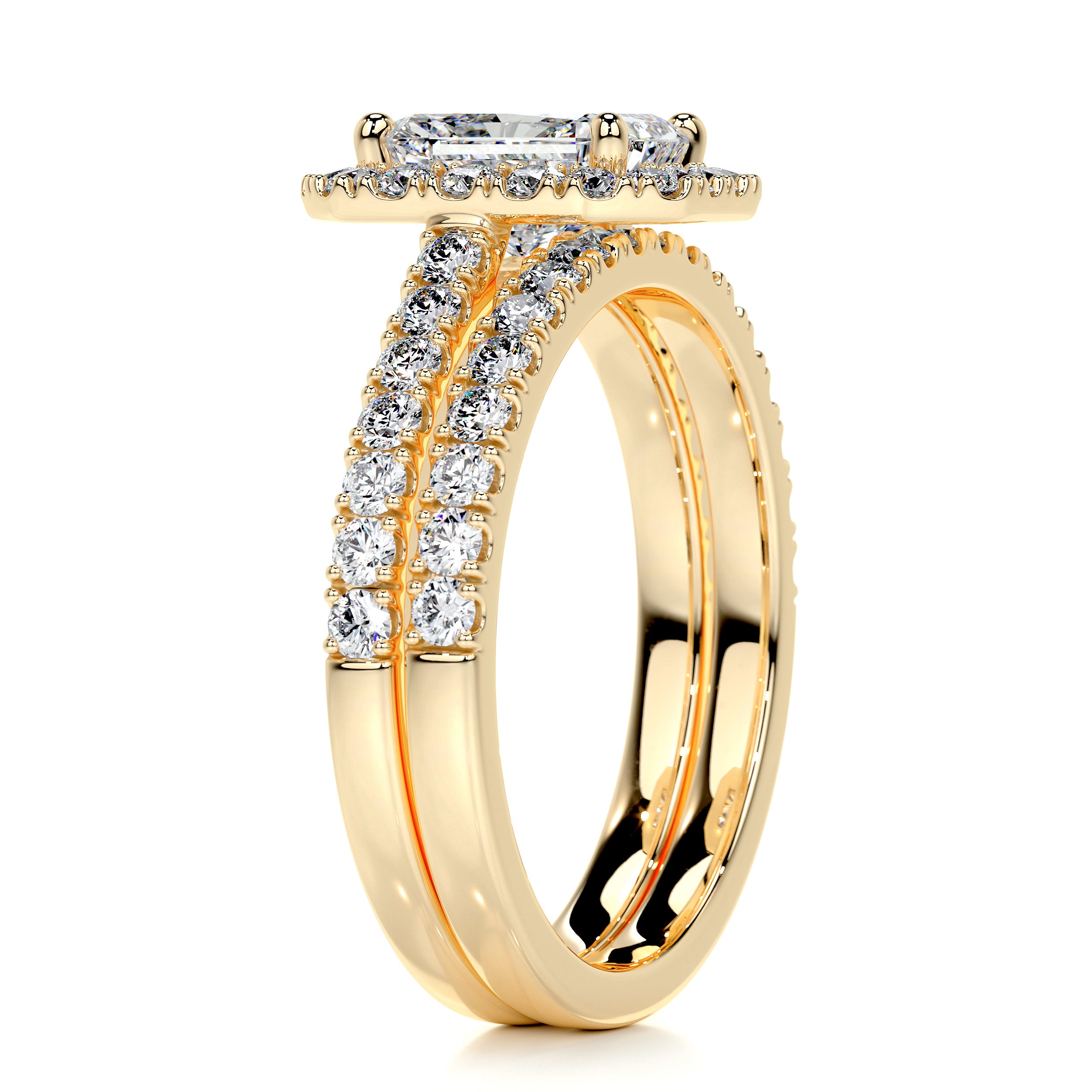 Andrea Diamond Bridal Set -18K Yellow Gold、mySite、hinf8tx79