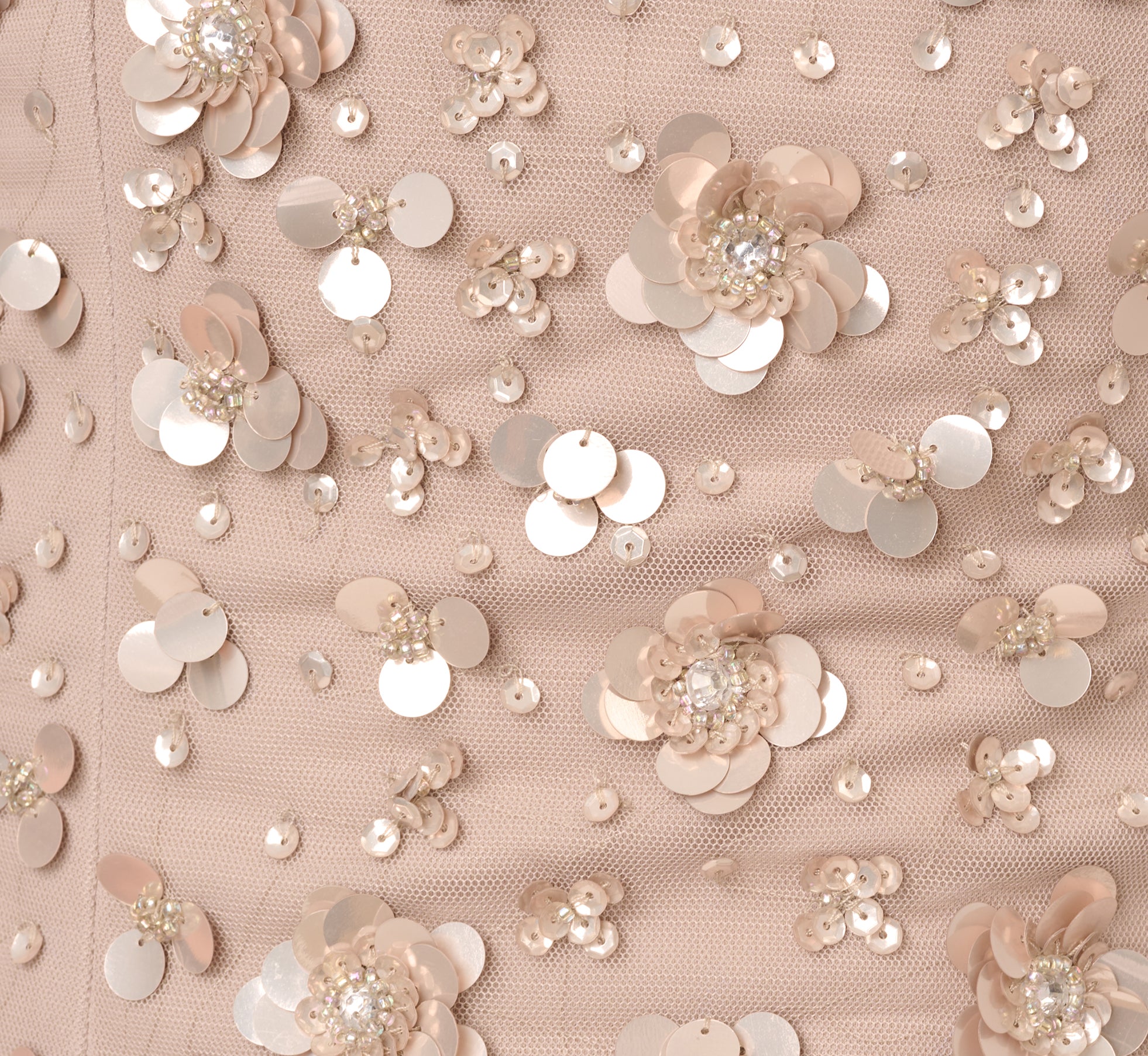 Off Shoulder Dress With Floral Embellishment In Marble、mySite、solidvoid