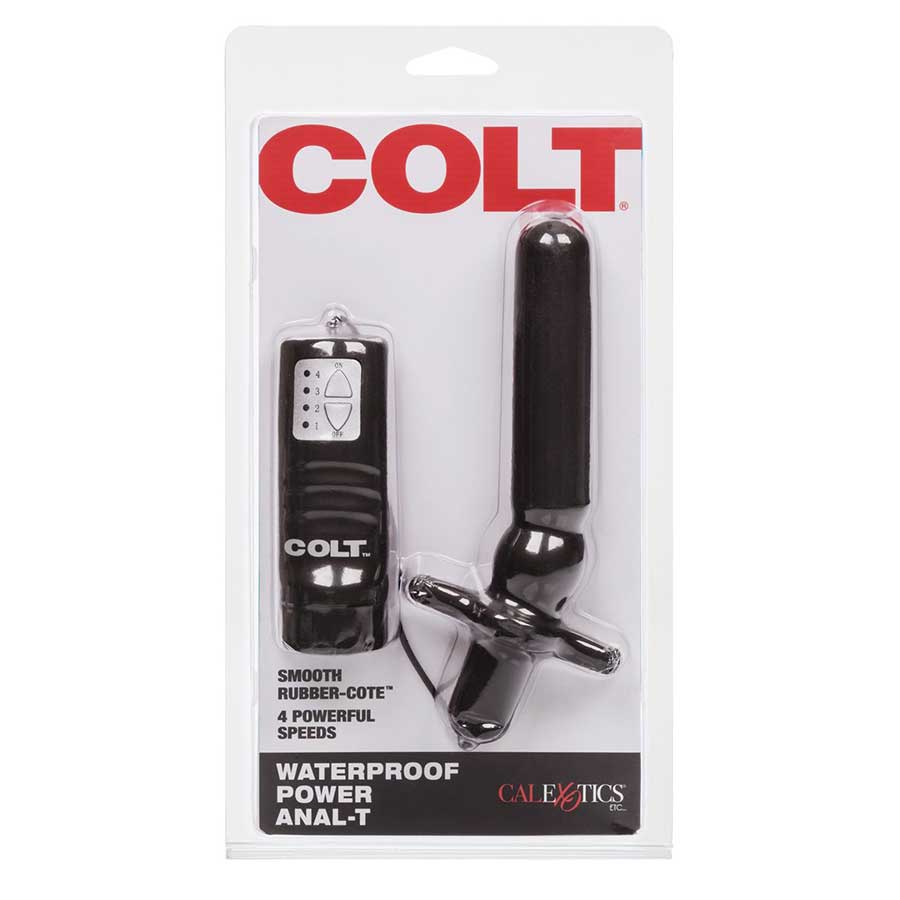 Waterproof Anal T Vibrating Probe with Controller by Colt、mySite、bottomscart